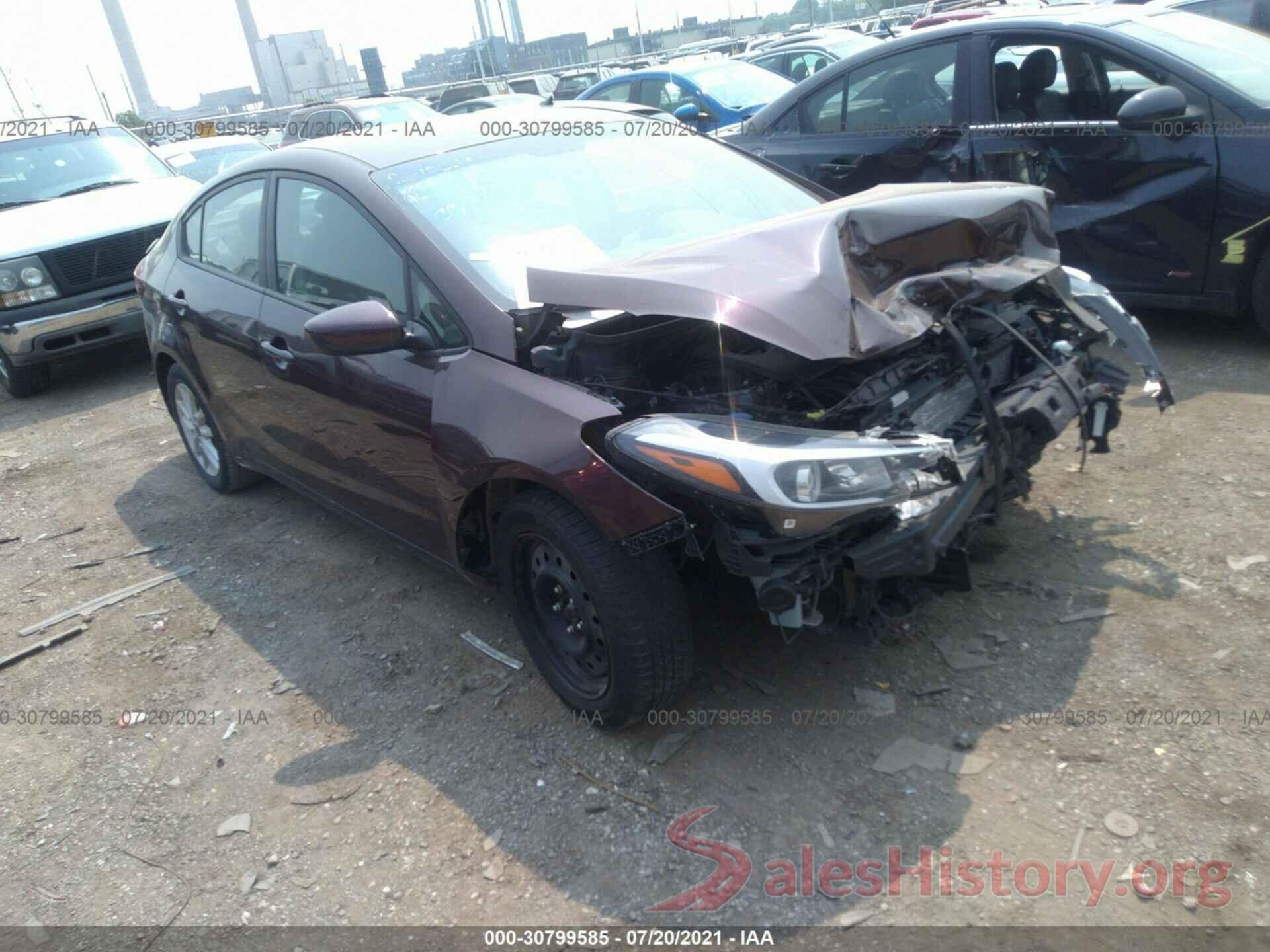 3KPFL4A73HE070938 2017 KIA FORTE