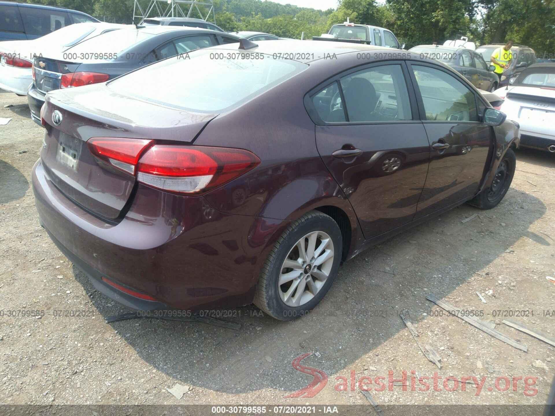 3KPFL4A73HE070938 2017 KIA FORTE