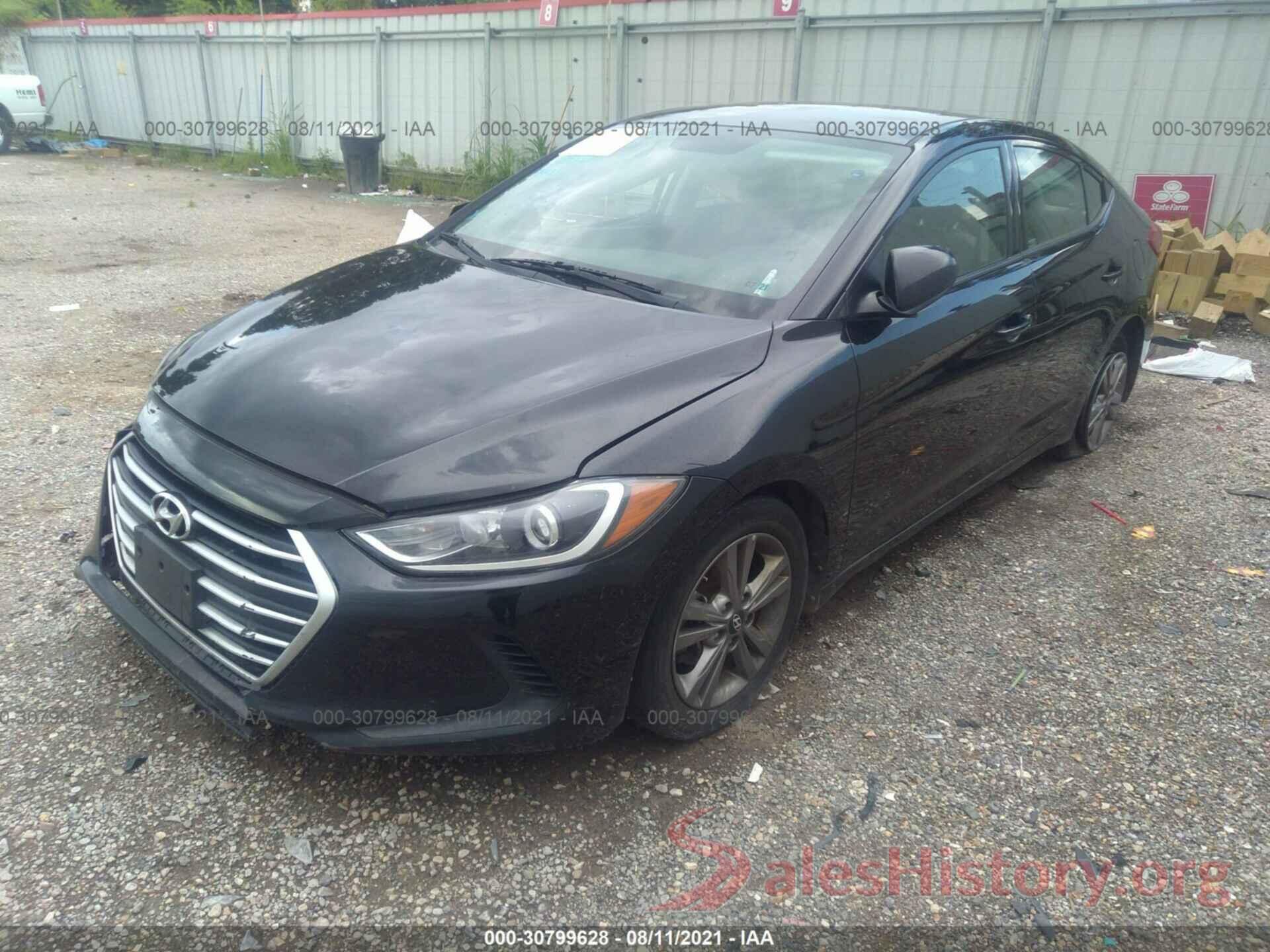 5NPD84LF0JH223404 2018 HYUNDAI ELANTRA