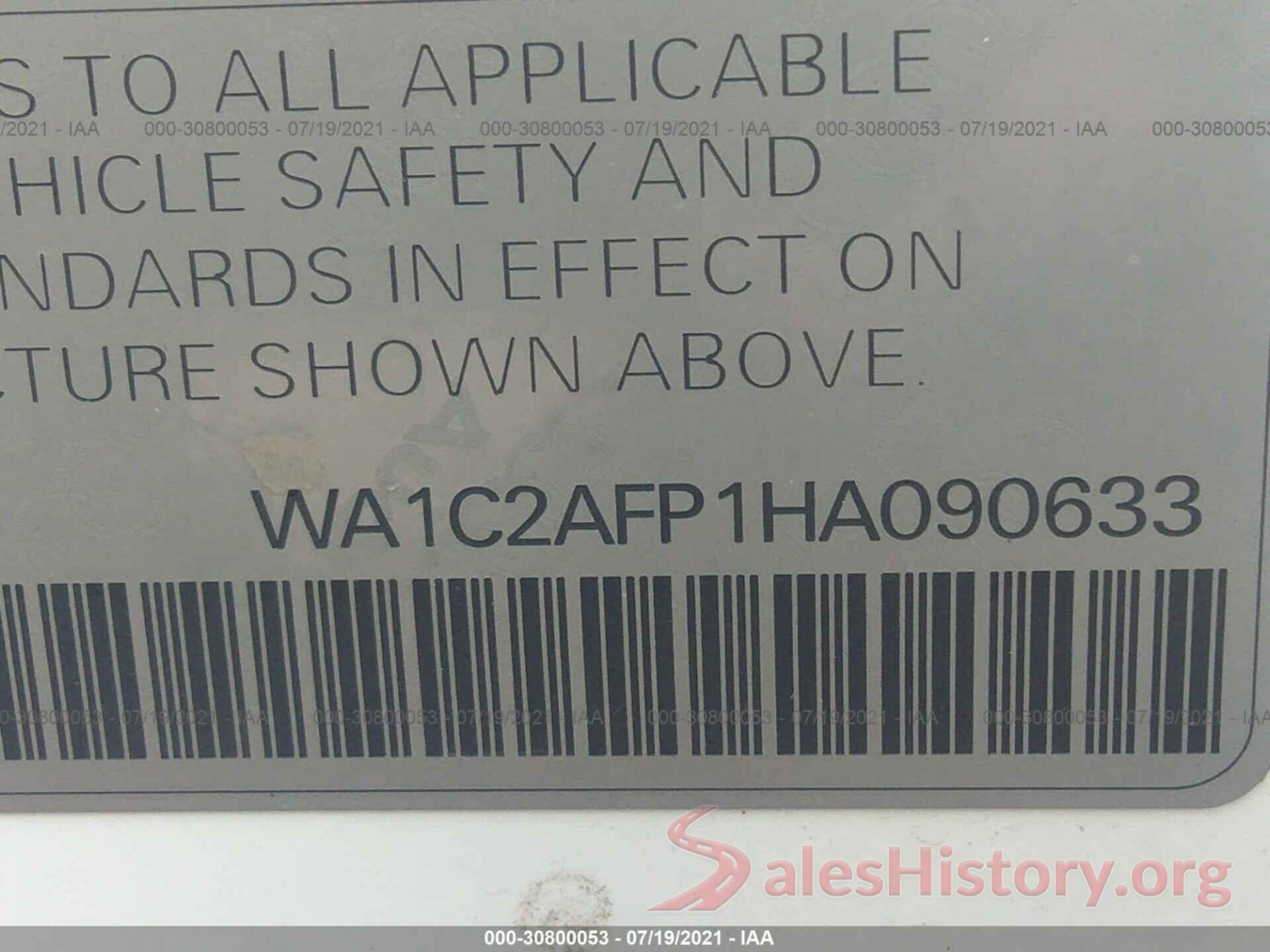 WA1C2AFP1HA090633 2017 AUDI Q5