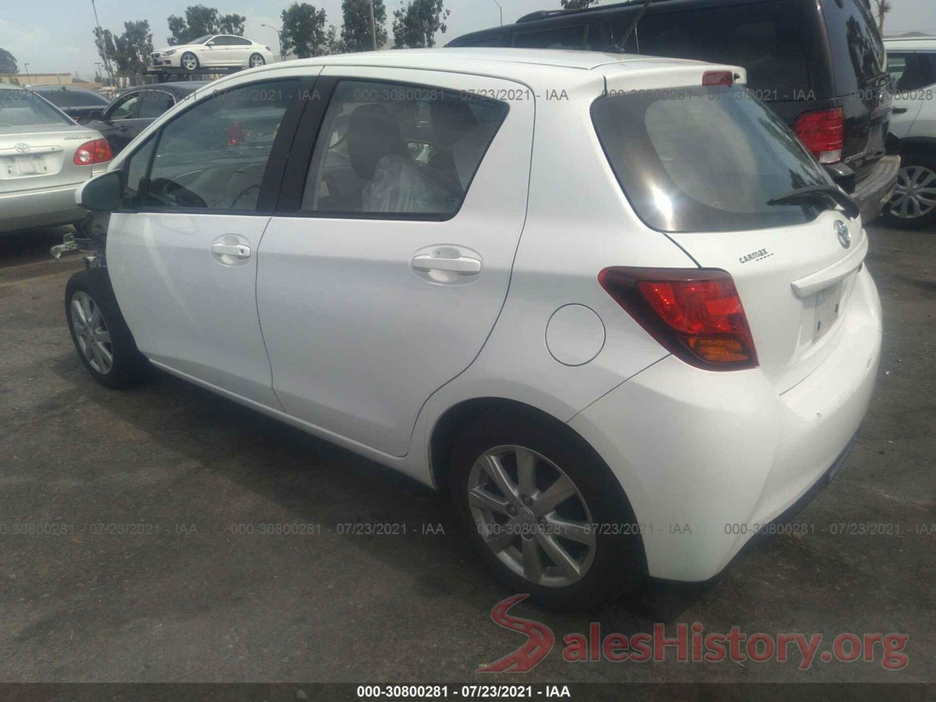 VNKKTUD36HA072555 2017 TOYOTA YARIS