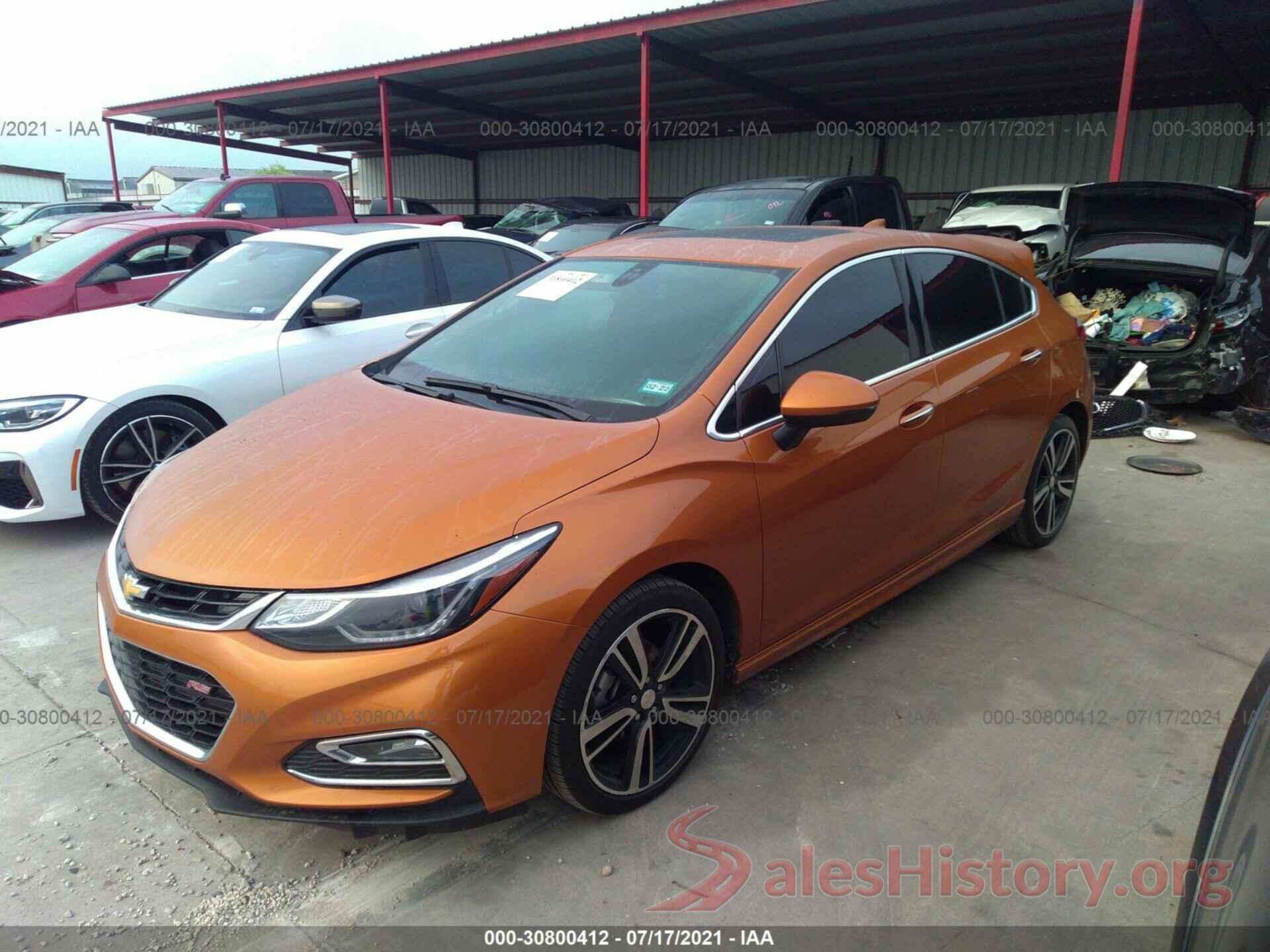 3G1BF6SMXHS587542 2017 CHEVROLET CRUZE