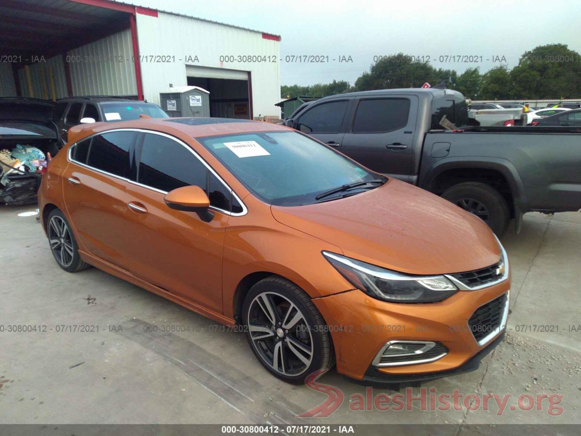 3G1BF6SMXHS587542 2017 CHEVROLET CRUZE