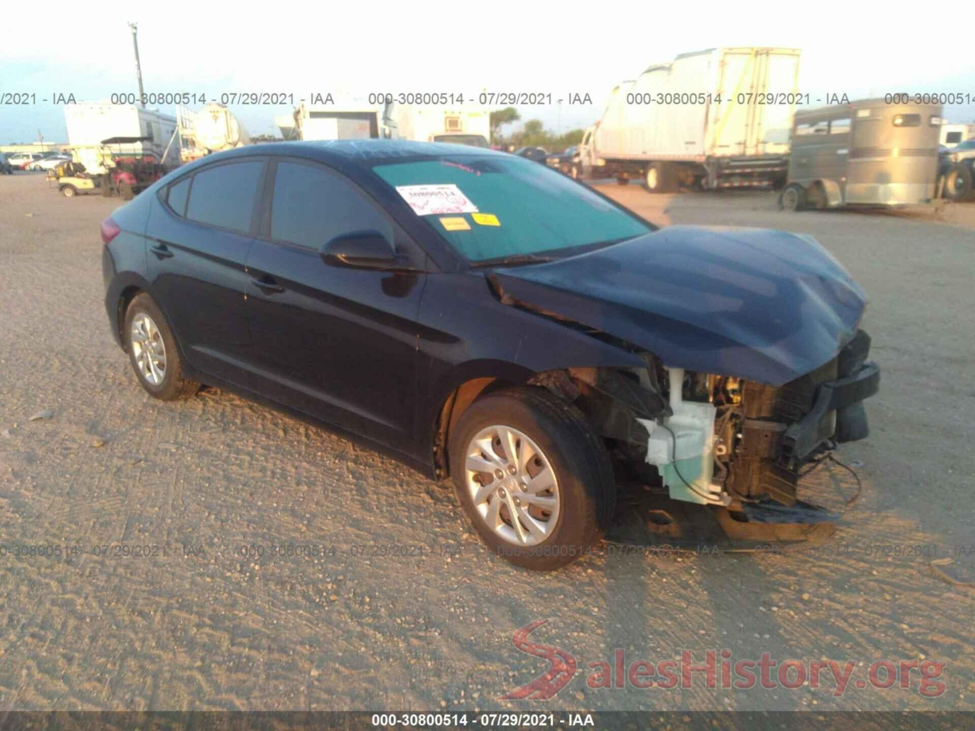 KMHD74LF7HU079557 2017 HYUNDAI ELANTRA