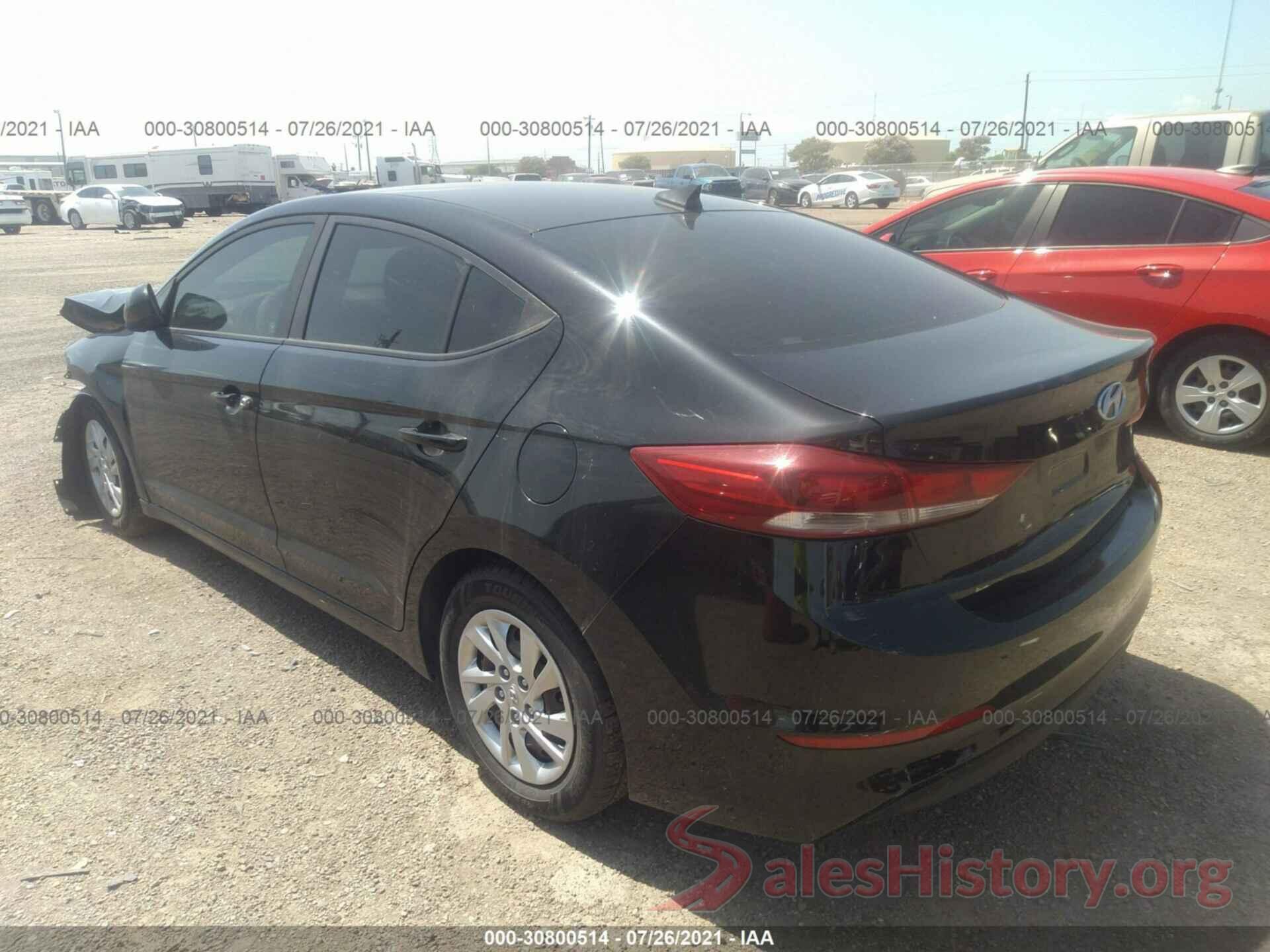 KMHD74LF7HU079557 2017 HYUNDAI ELANTRA