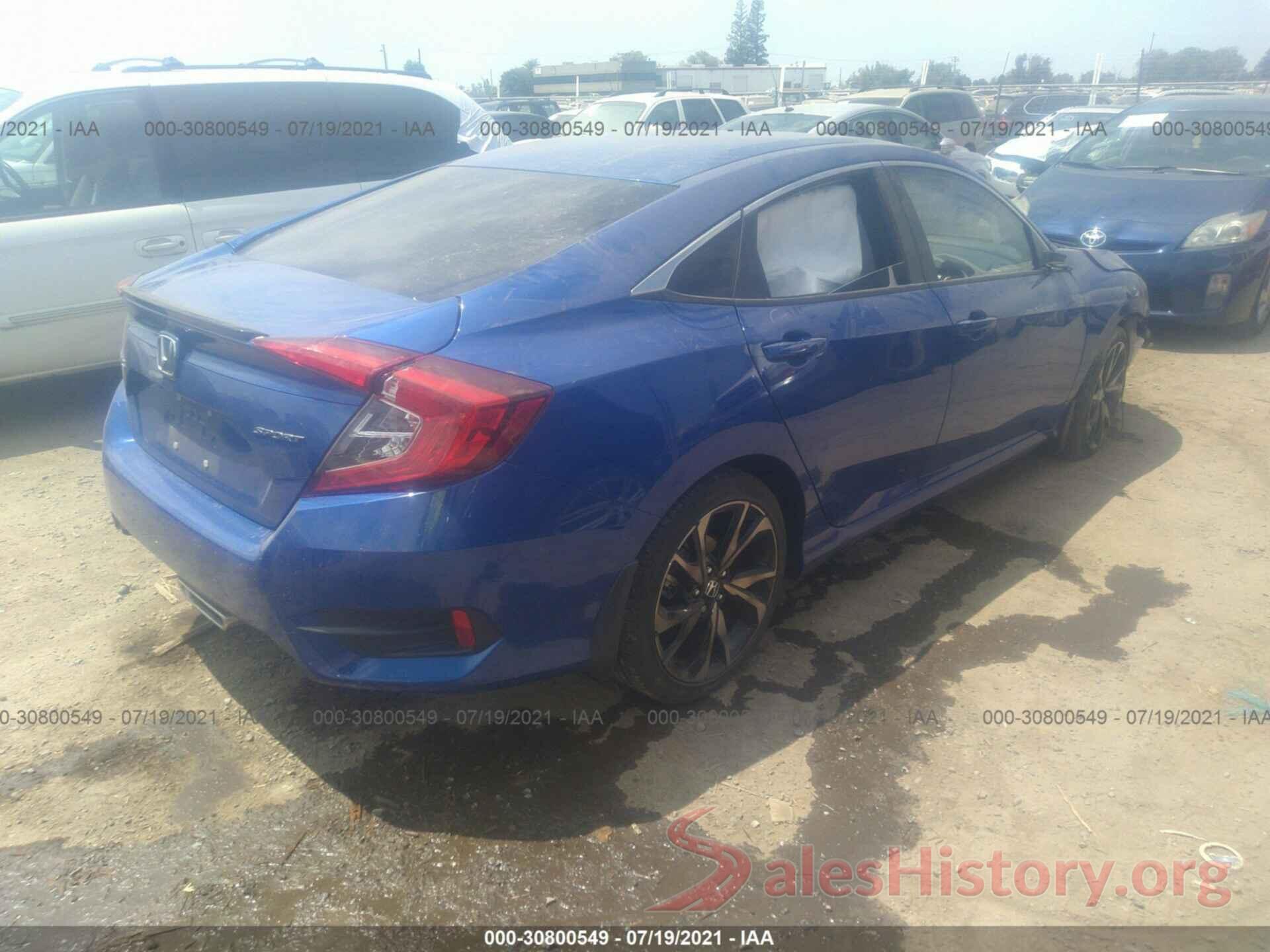 2HGFC2F80KH533850 2019 HONDA CIVIC SEDAN