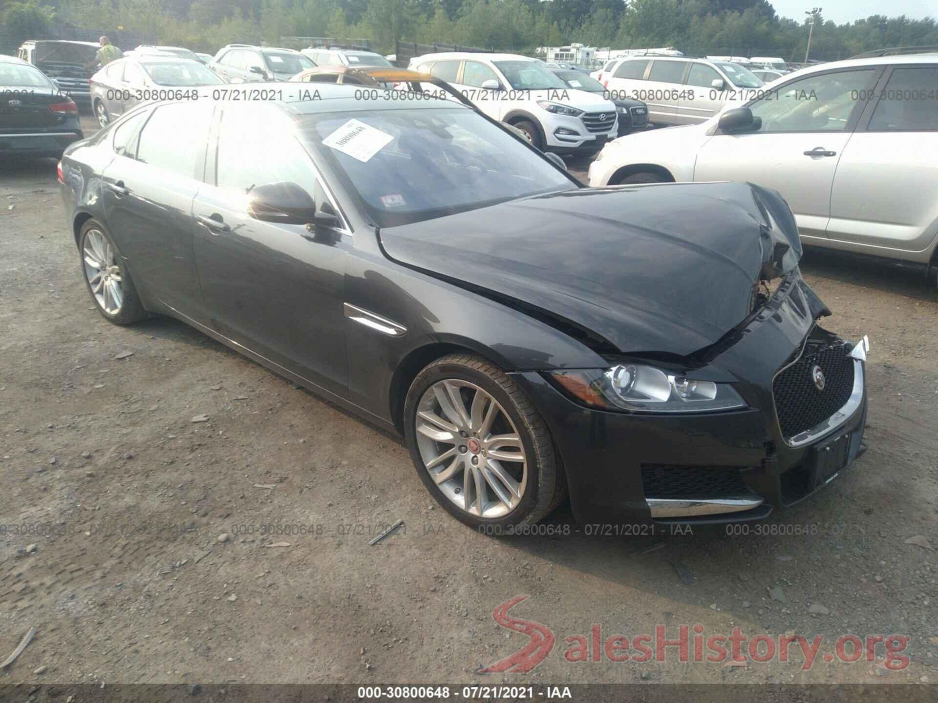 SAJBK4BV9GCY17321 2016 JAGUAR XF