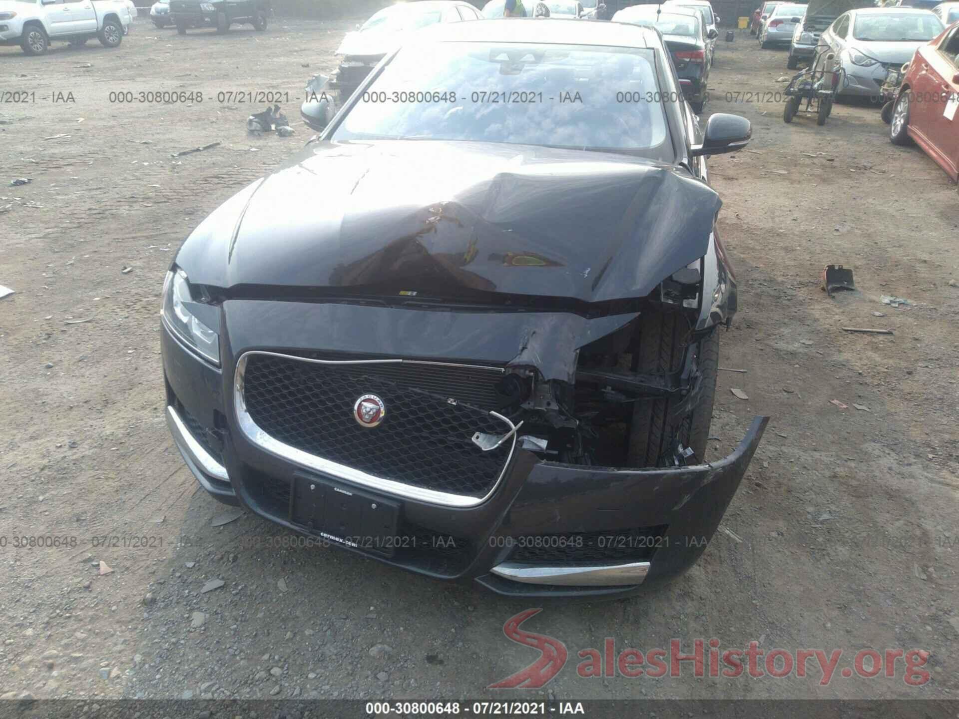 SAJBK4BV9GCY17321 2016 JAGUAR XF