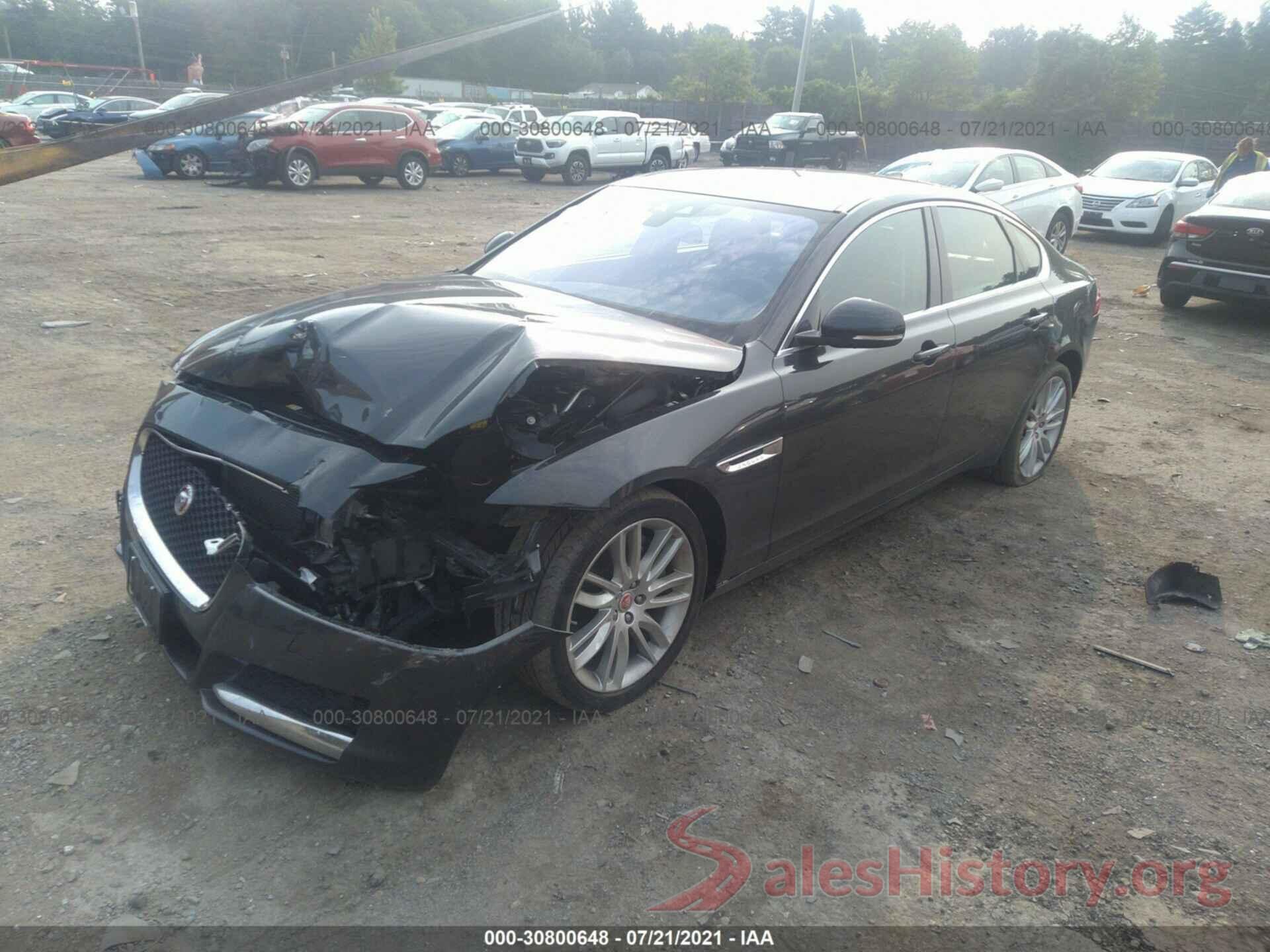 SAJBK4BV9GCY17321 2016 JAGUAR XF