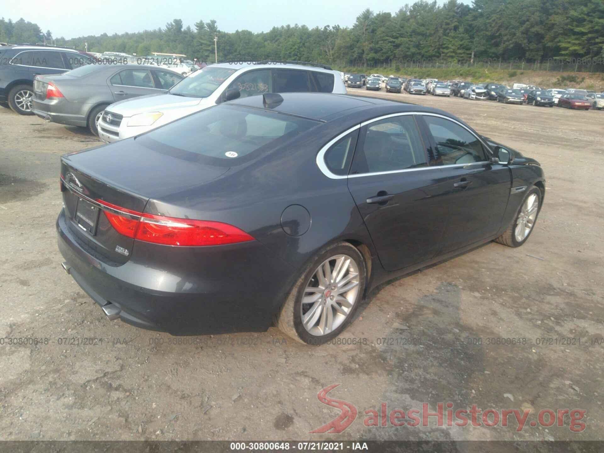 SAJBK4BV9GCY17321 2016 JAGUAR XF