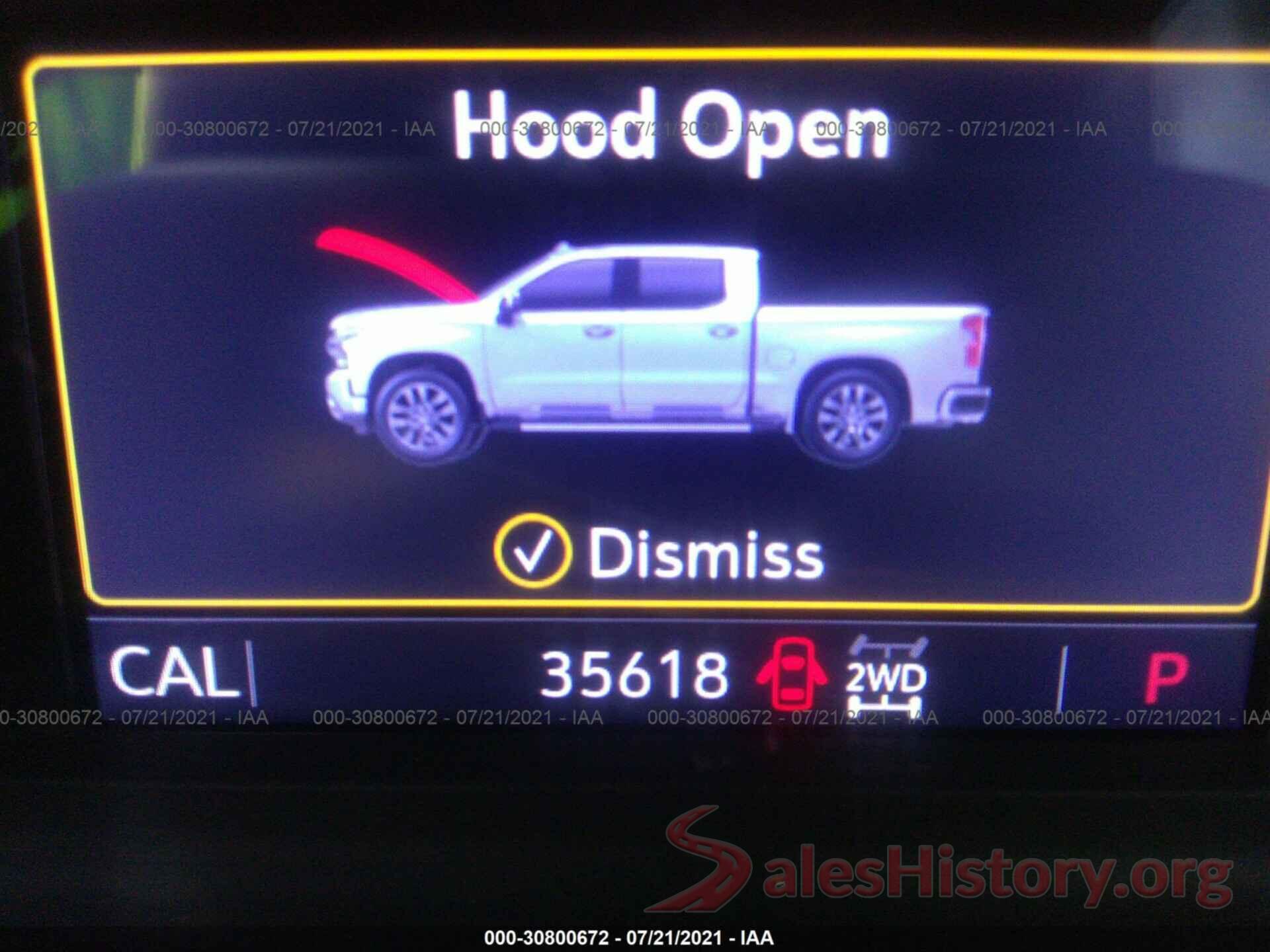 3GCUYDED1KG118053 2019 CHEVROLET SILVERADO 1500