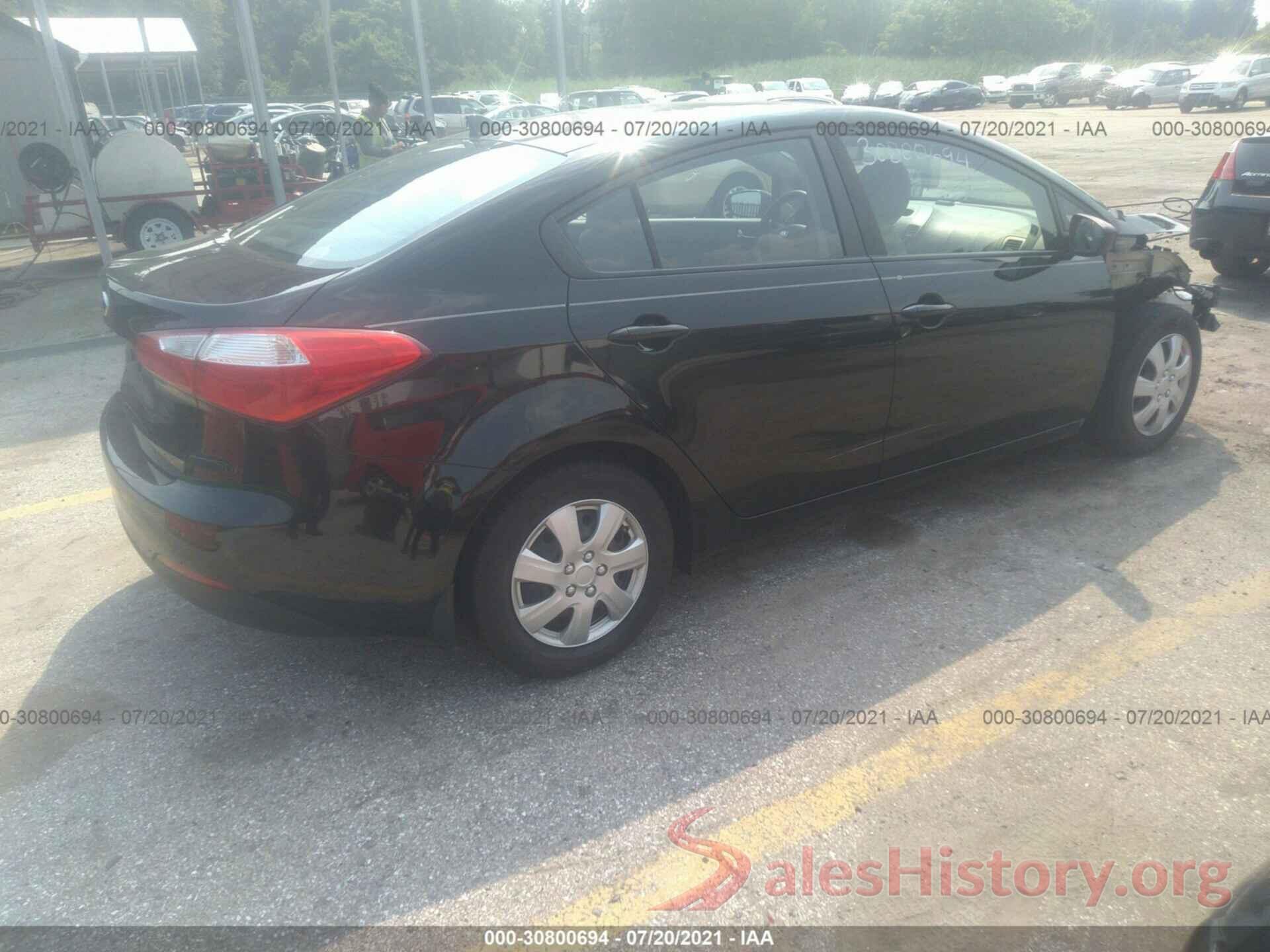 KNAFK4A65G5531381 2016 KIA FORTE