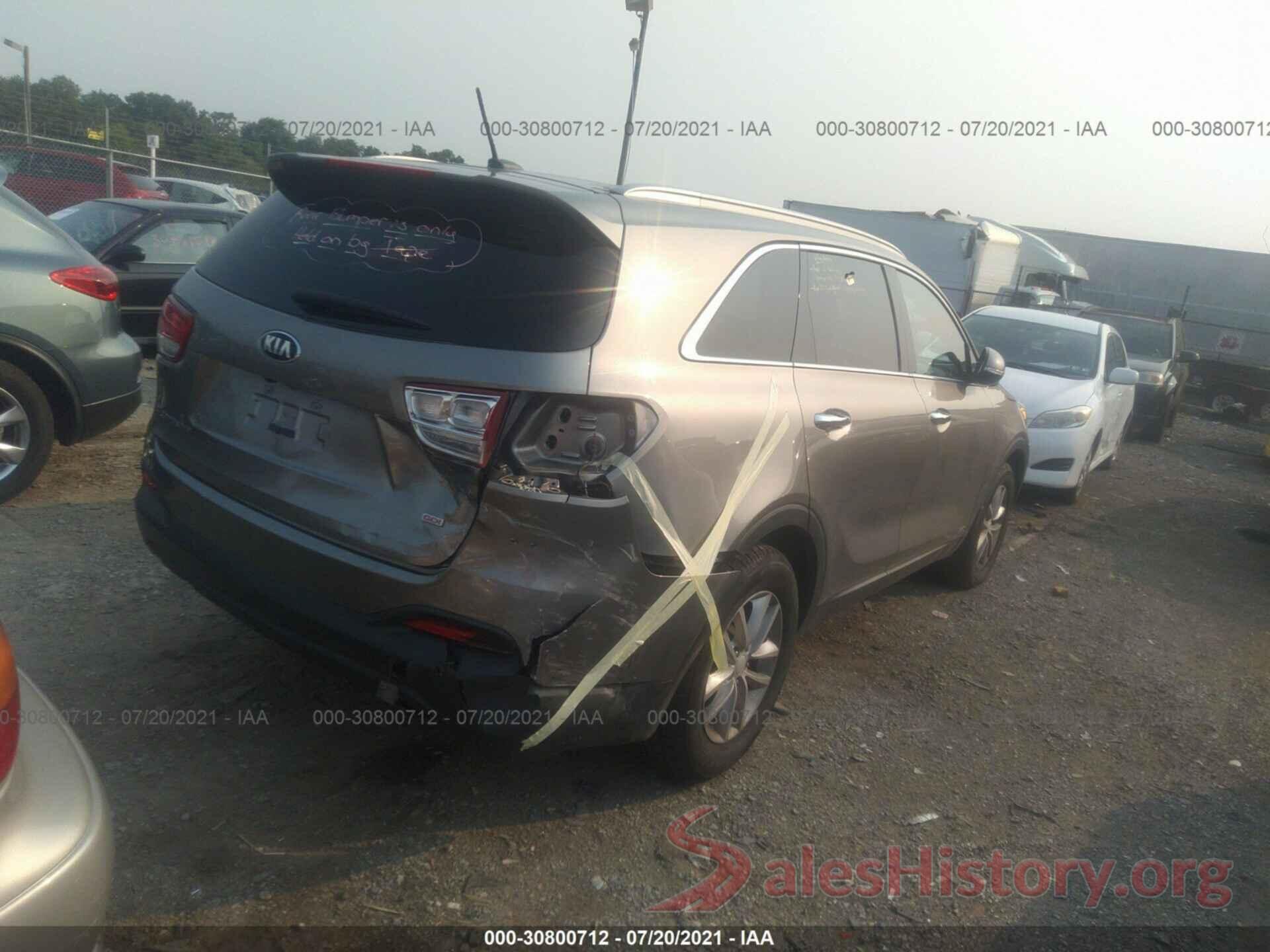 5XYPGDA30GG158952 2016 KIA SORENTO