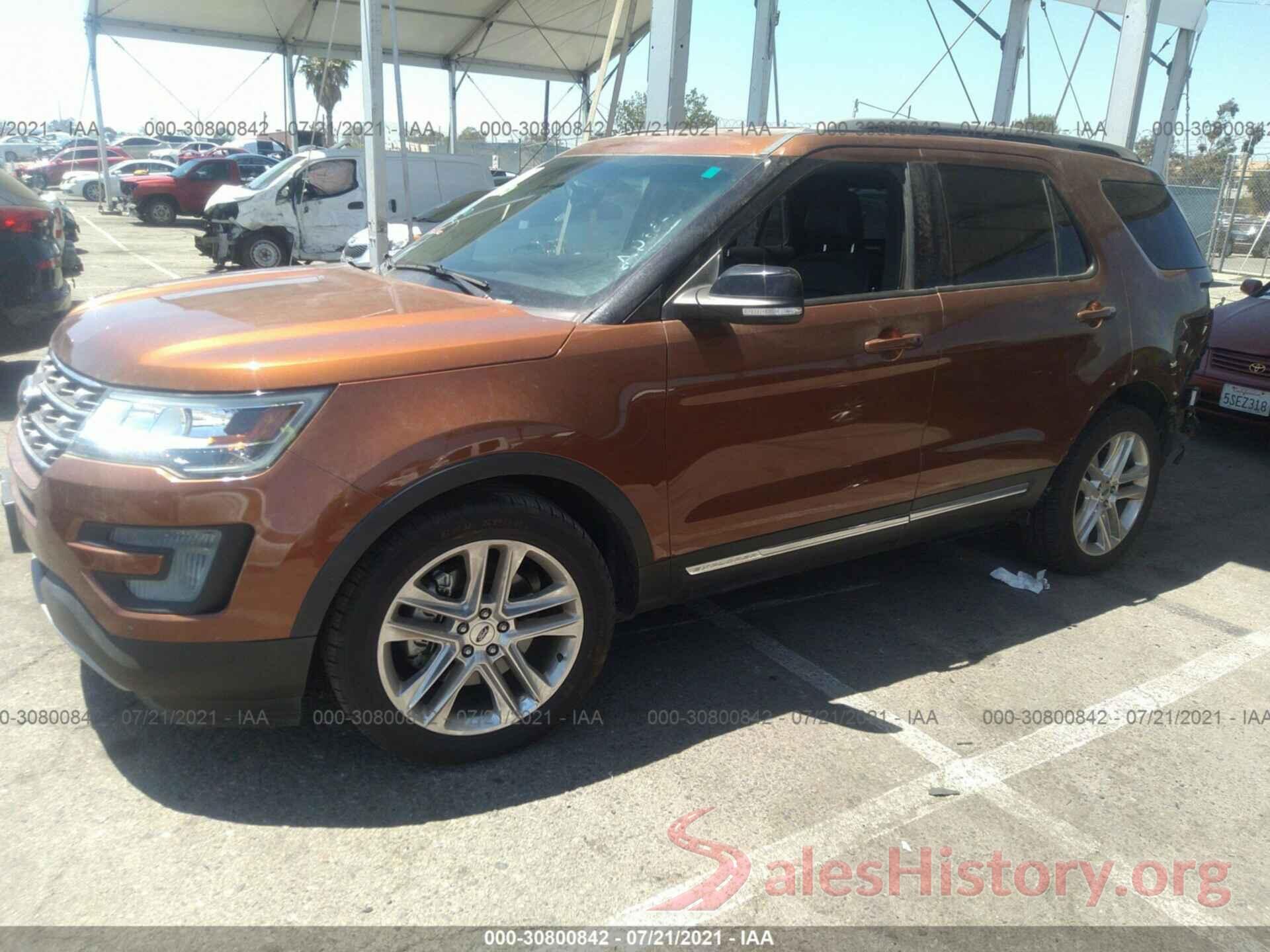 1FM5K7D81HGA23004 2017 FORD EXPLORER