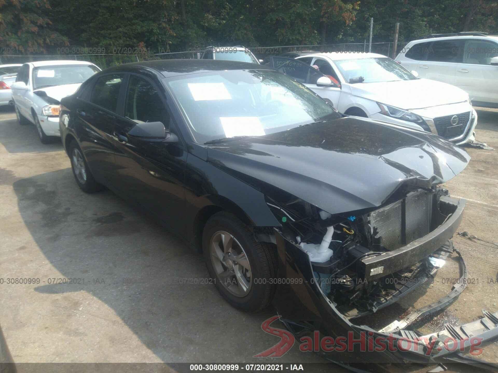 5NPLL4AGXMH040036 2021 HYUNDAI ELANTRA