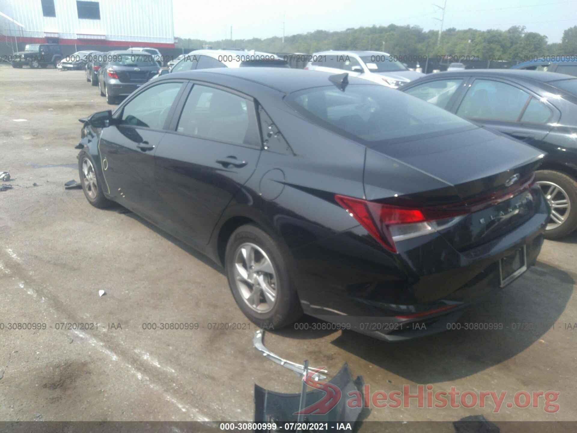 5NPLL4AGXMH040036 2021 HYUNDAI ELANTRA