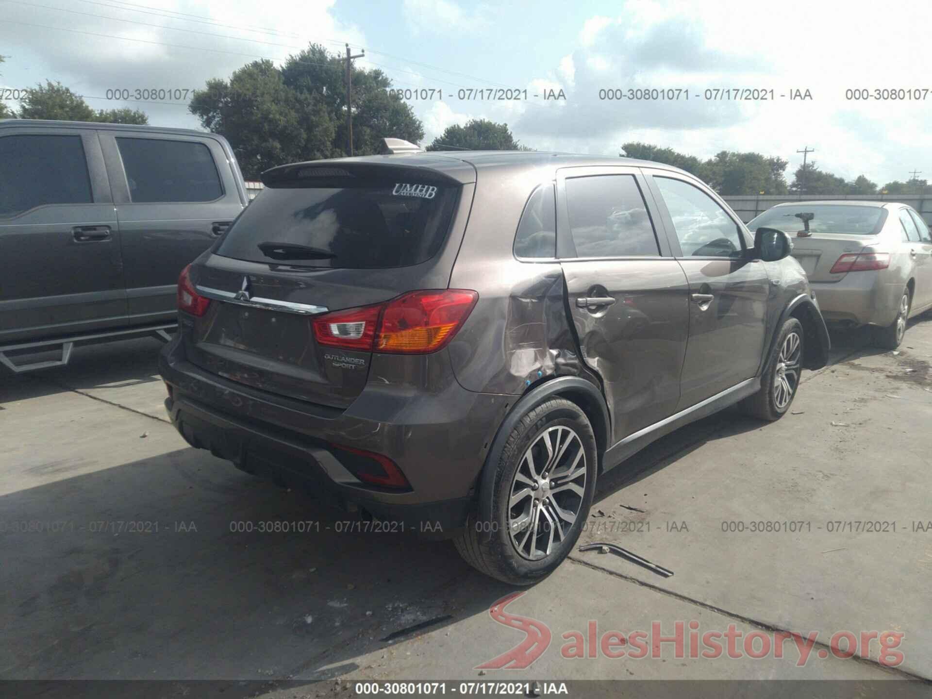 JA4AP3AU8JZ031166 2018 MITSUBISHI OUTLANDER SPORT