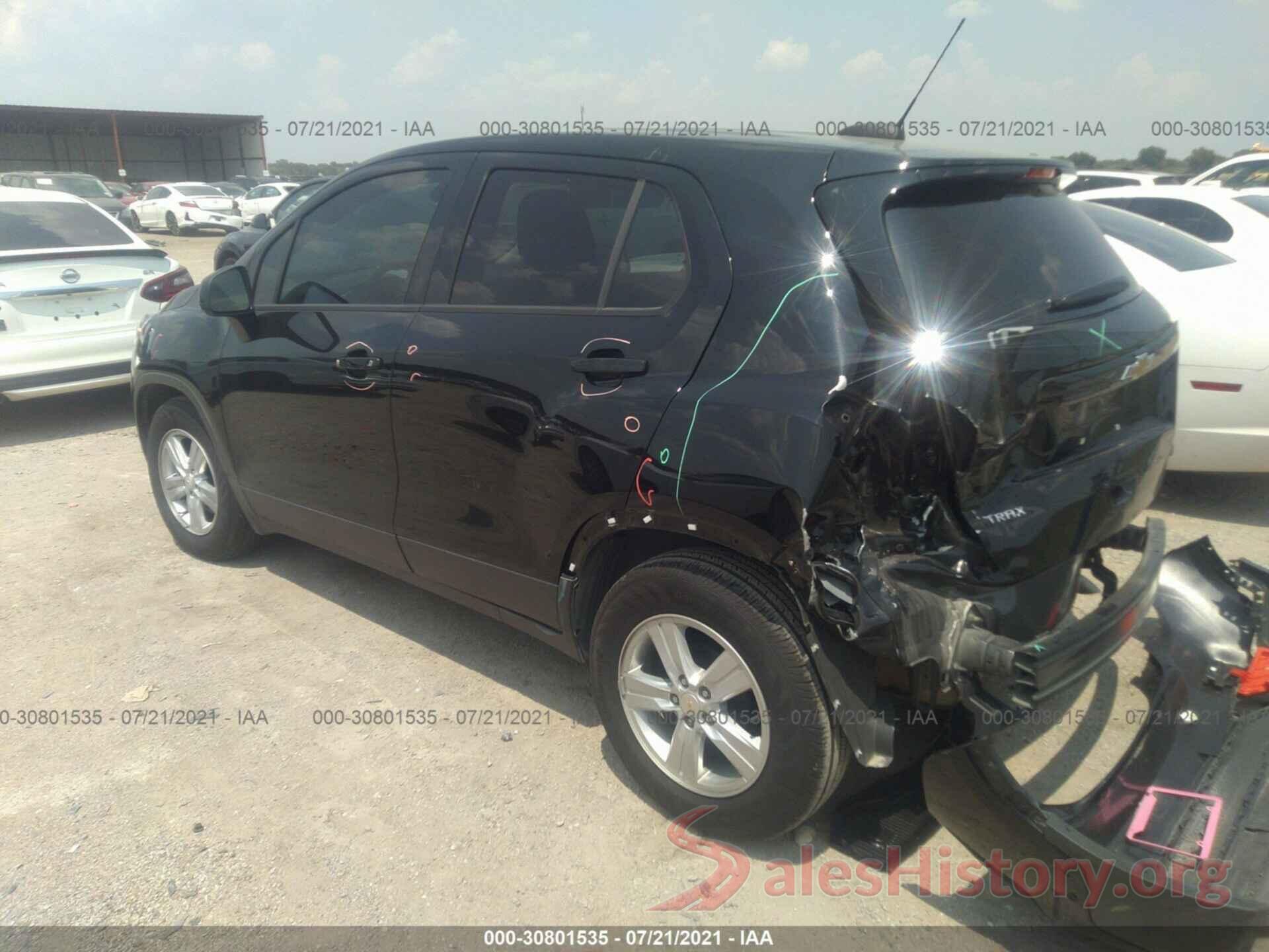 3GNCJKSB9LL289737 2020 CHEVROLET TRAX