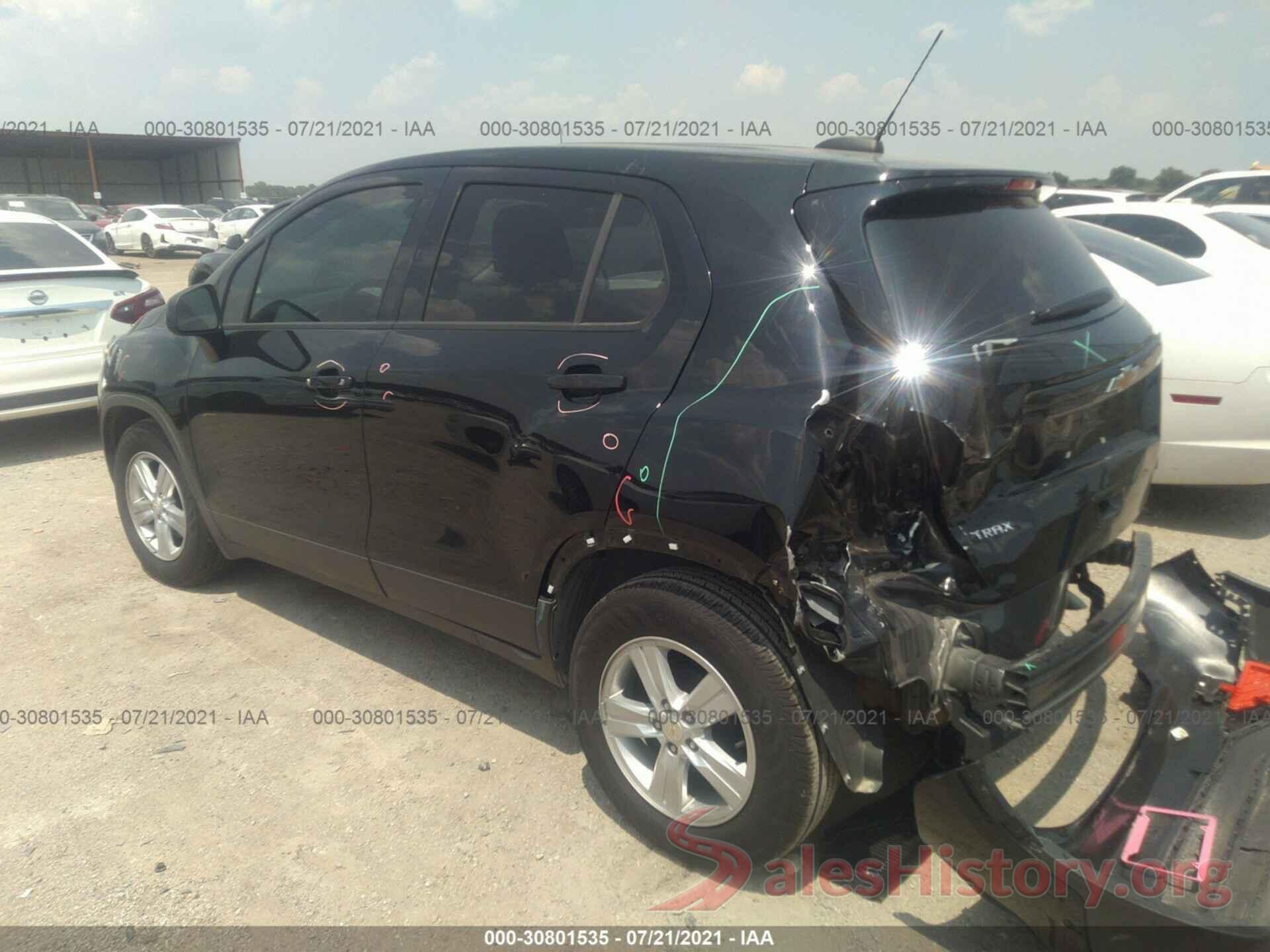 3GNCJKSB9LL289737 2020 CHEVROLET TRAX