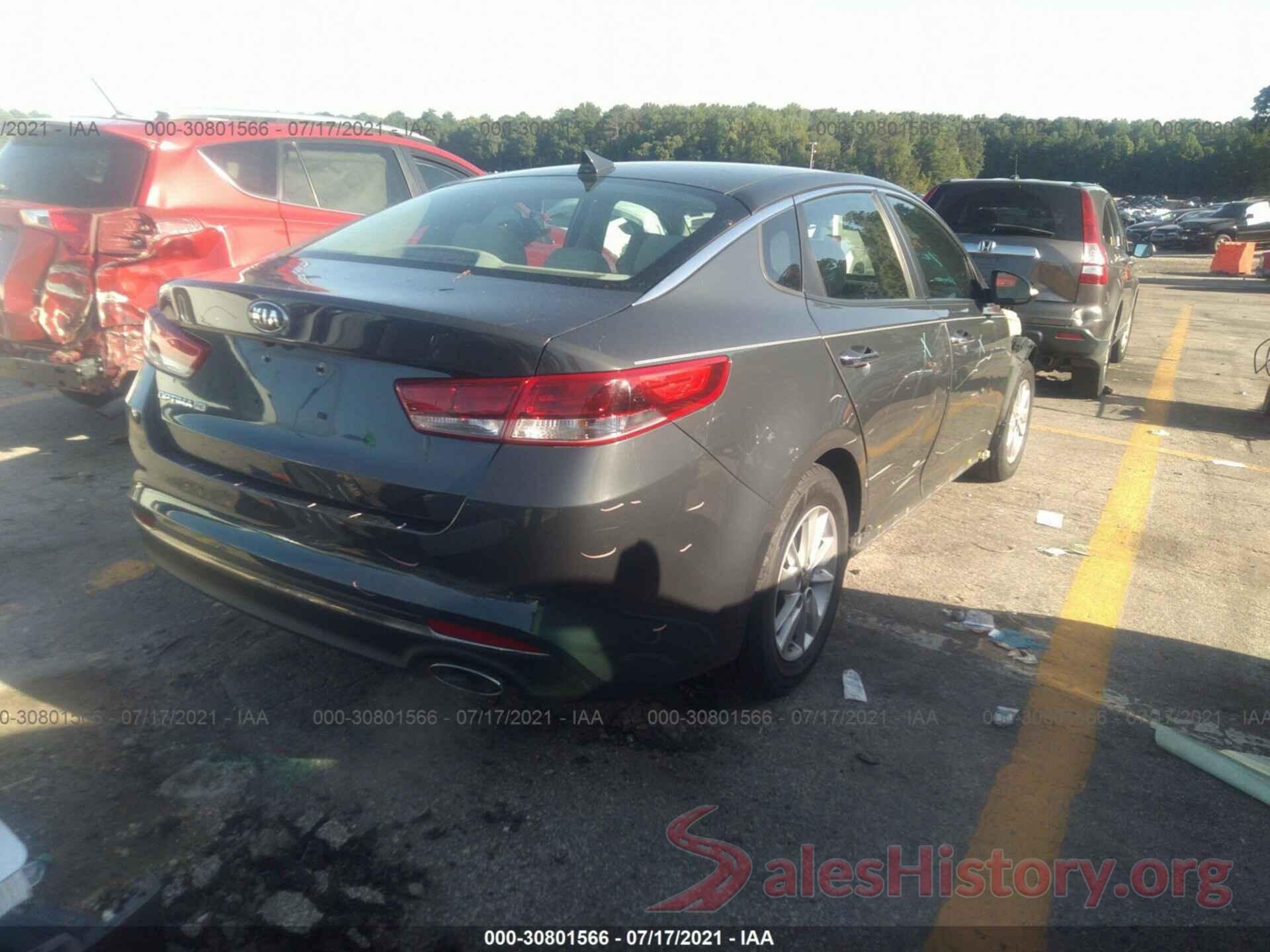 KNAGT4L3XG5078833 2016 KIA OPTIMA