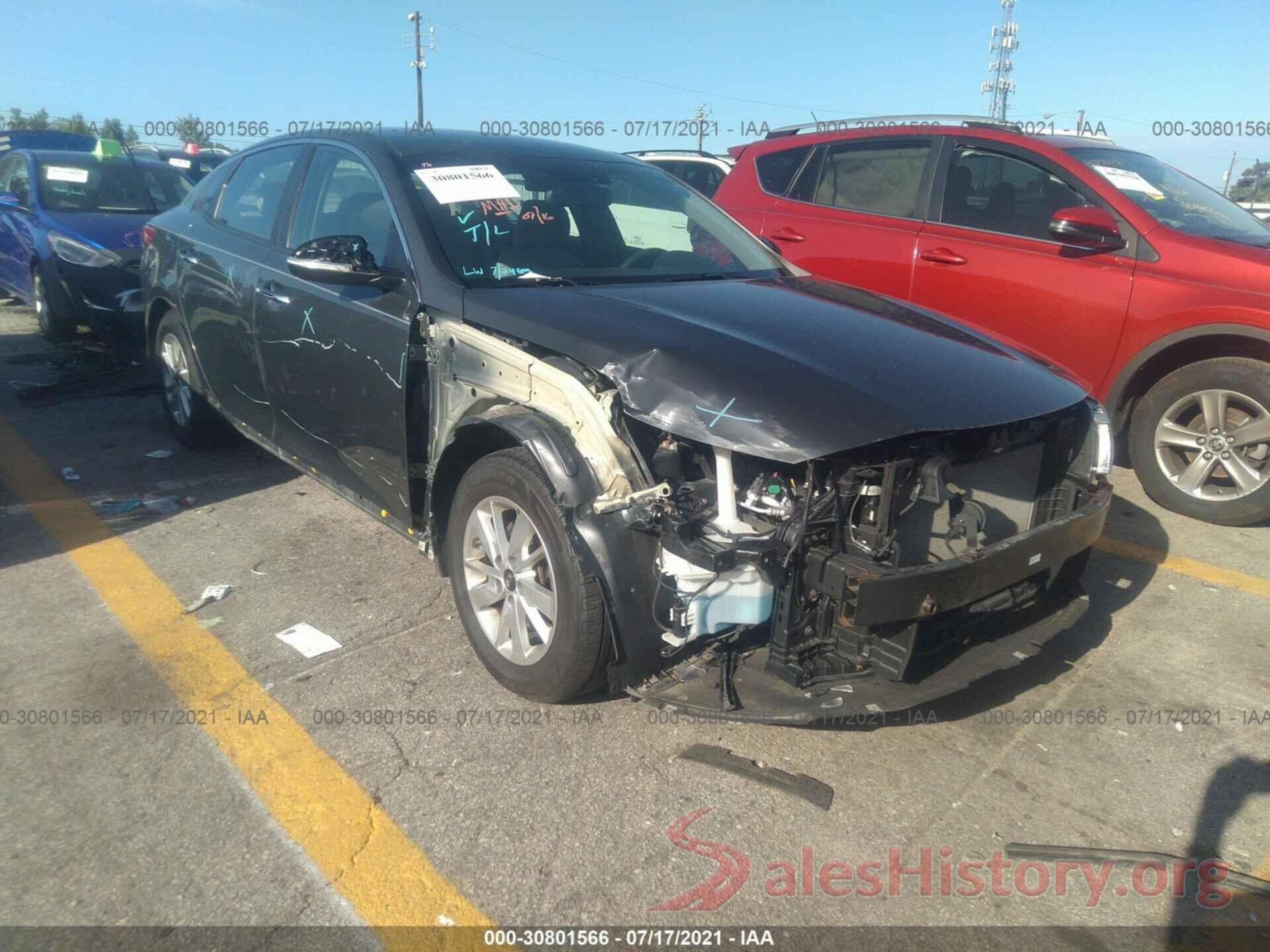 KNAGT4L3XG5078833 2016 KIA OPTIMA