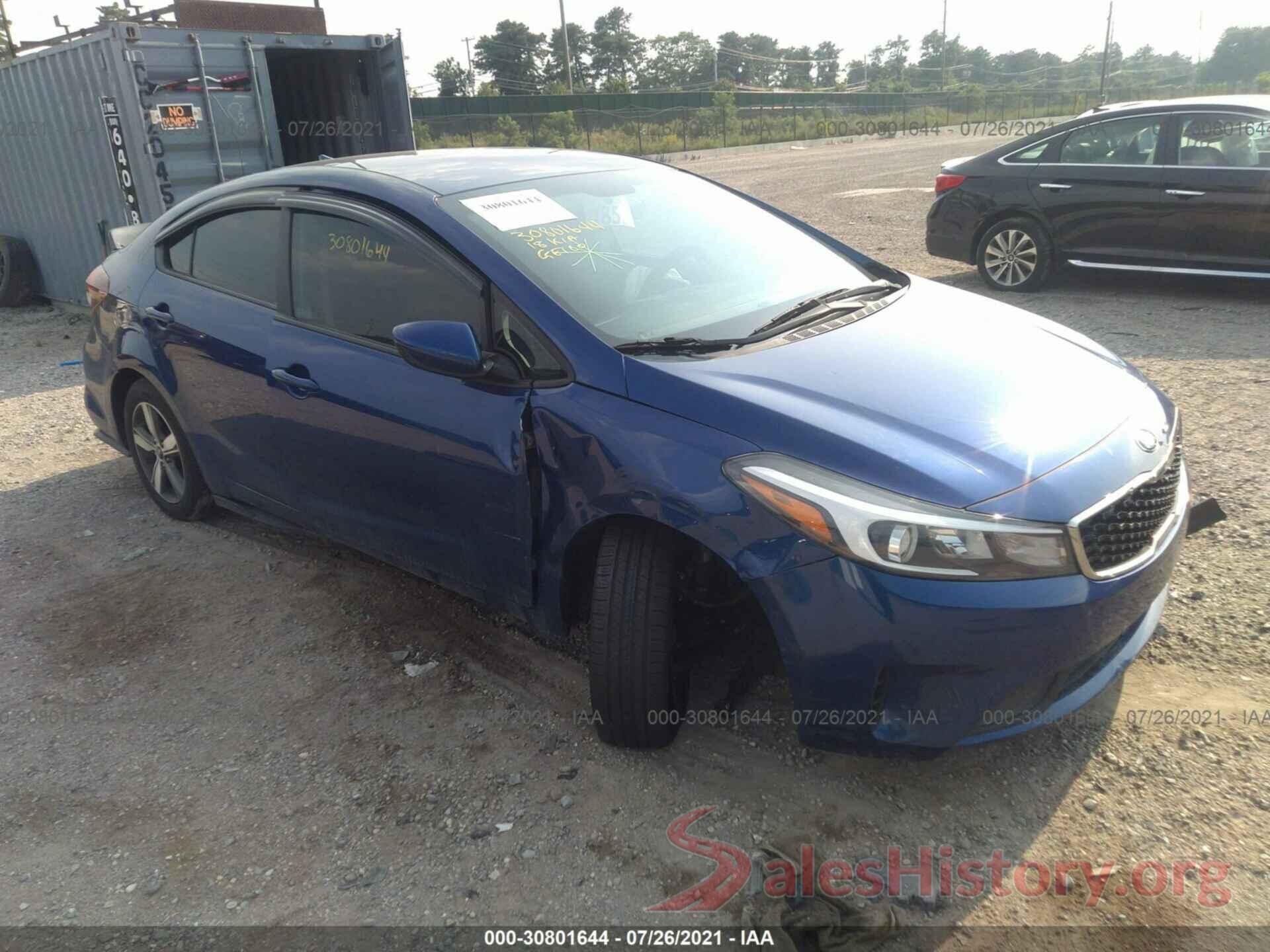 3KPFL4A72JE199033 2018 KIA FORTE