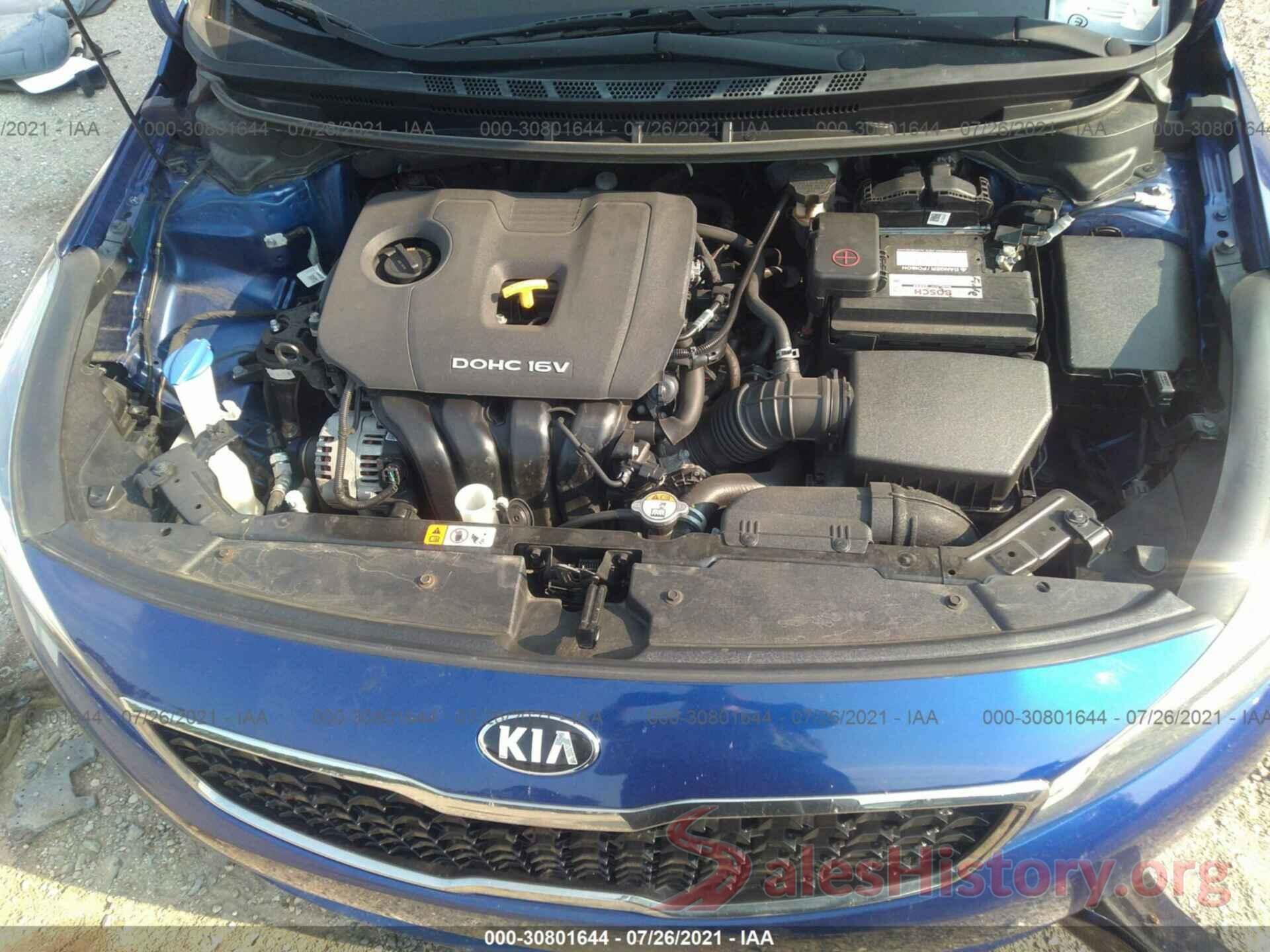 3KPFL4A72JE199033 2018 KIA FORTE