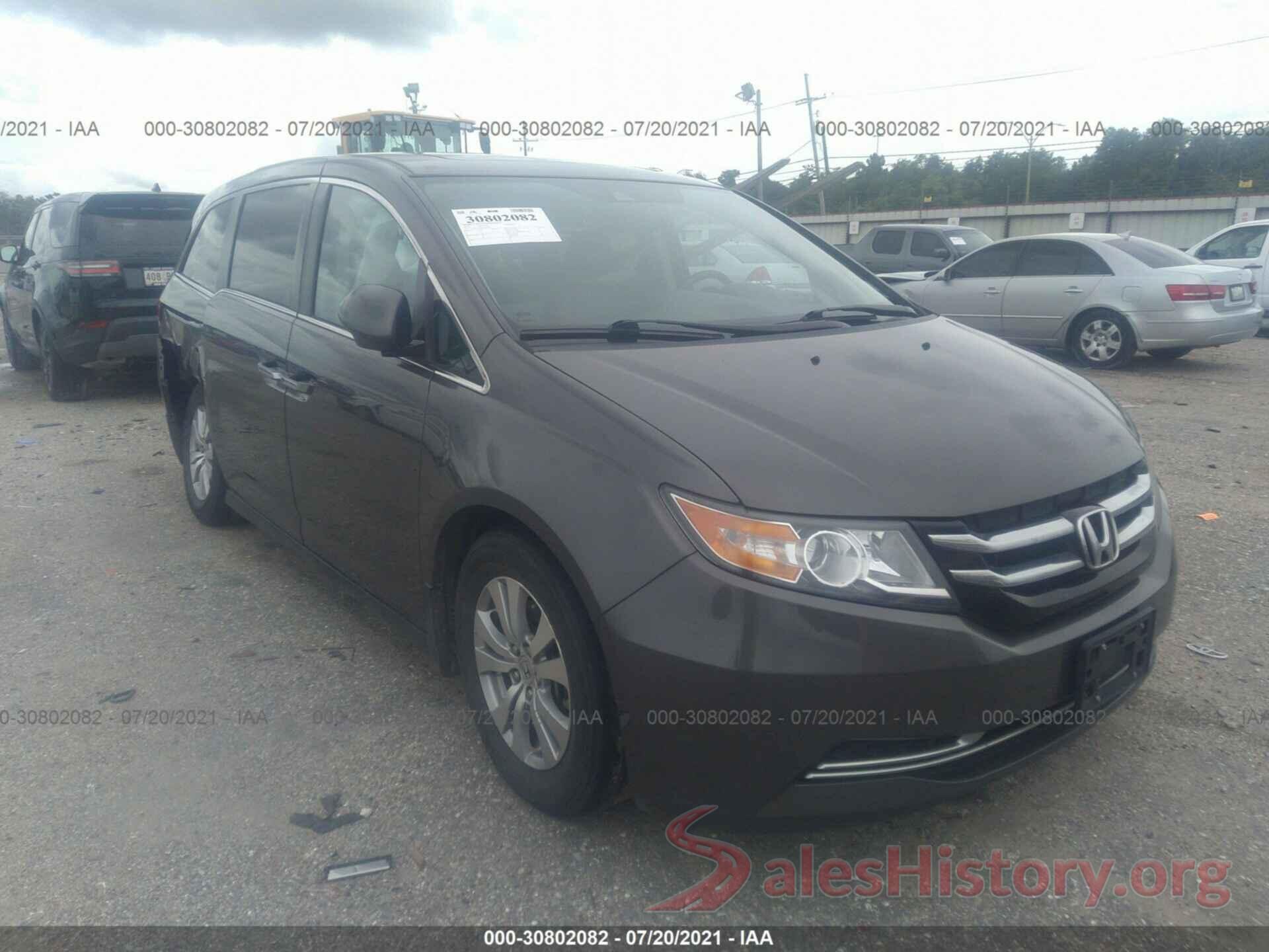 5FNRL5H6XGB071495 2016 HONDA ODYSSEY