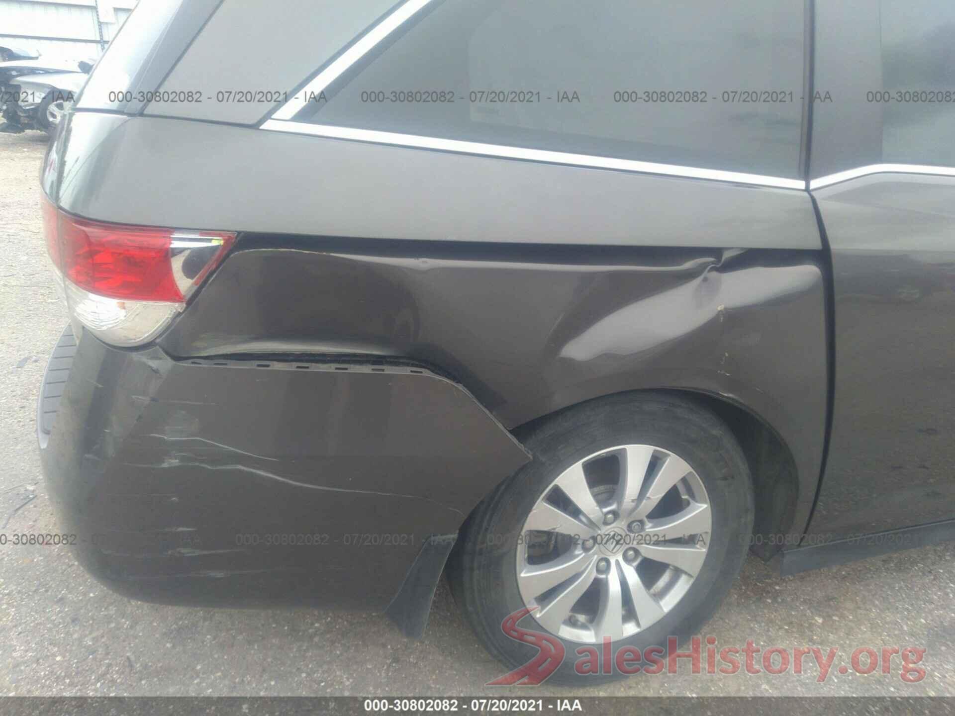 5FNRL5H6XGB071495 2016 HONDA ODYSSEY