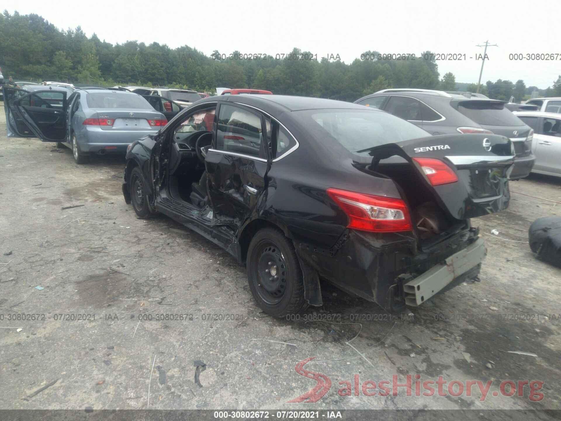 3N1AB7AP0GY256791 2016 NISSAN SENTRA