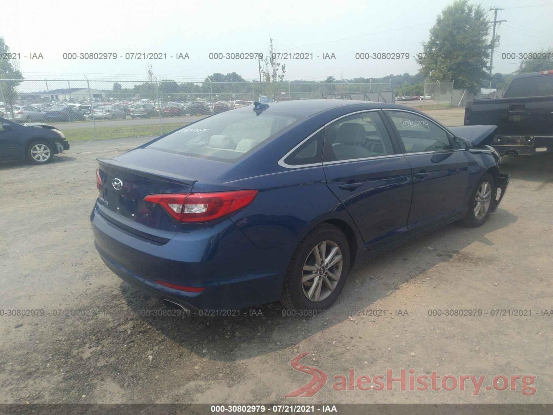 5NPE24AF2HH535193 2017 HYUNDAI SONATA