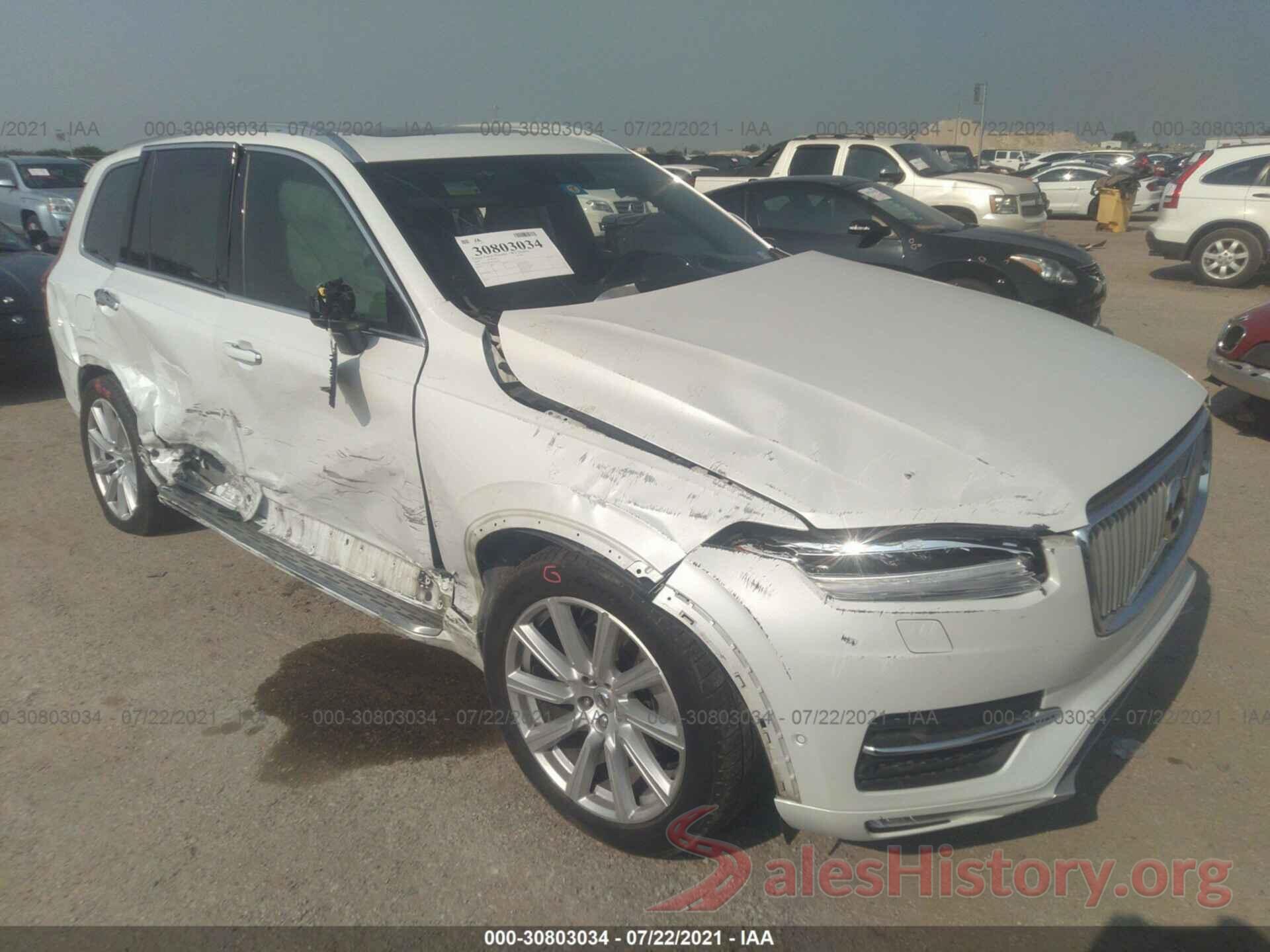 YV4A22PL0G1025752 2016 VOLVO XC90