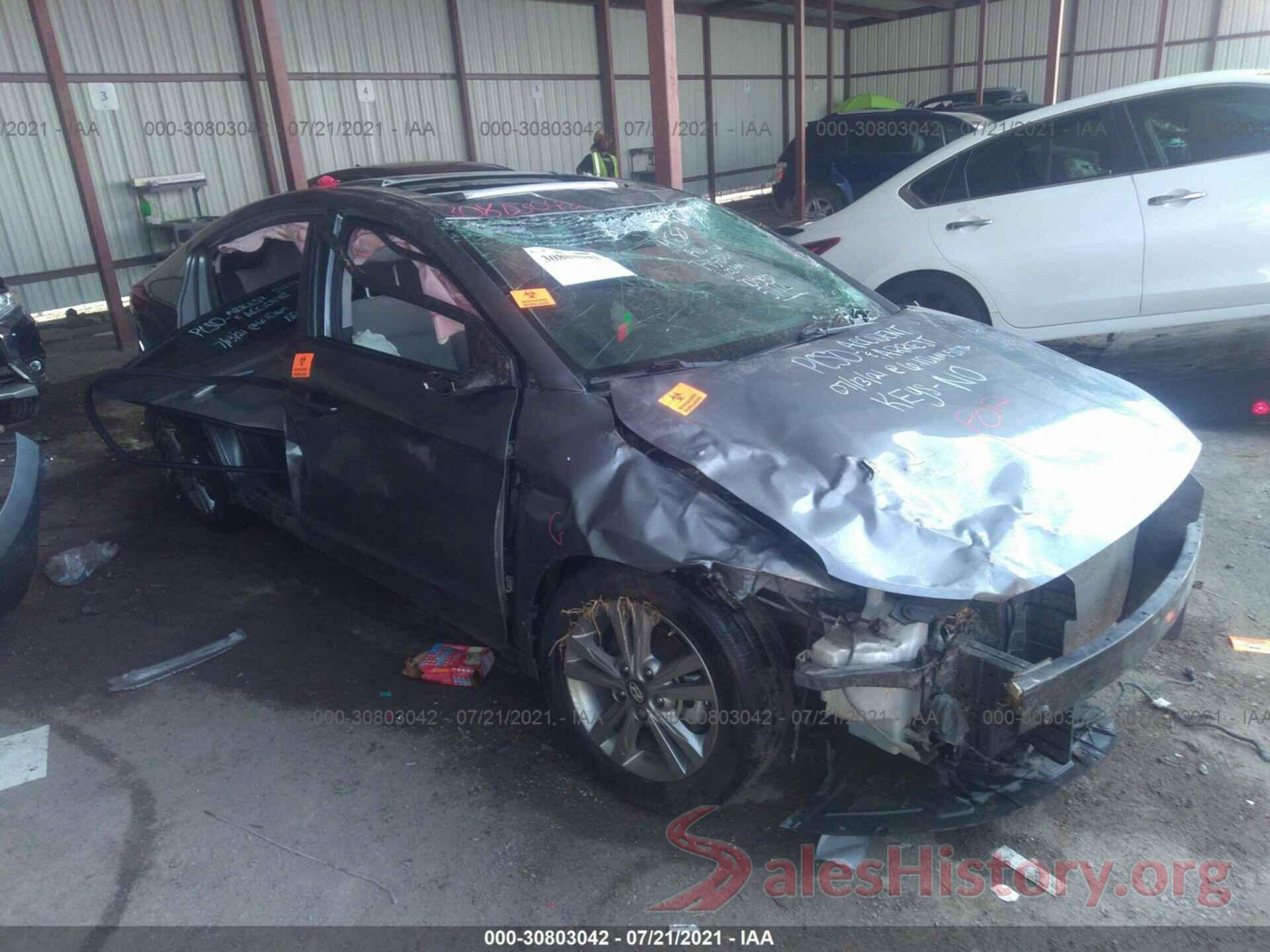 KMHD84LF7JU527590 2018 HYUNDAI ELANTRA