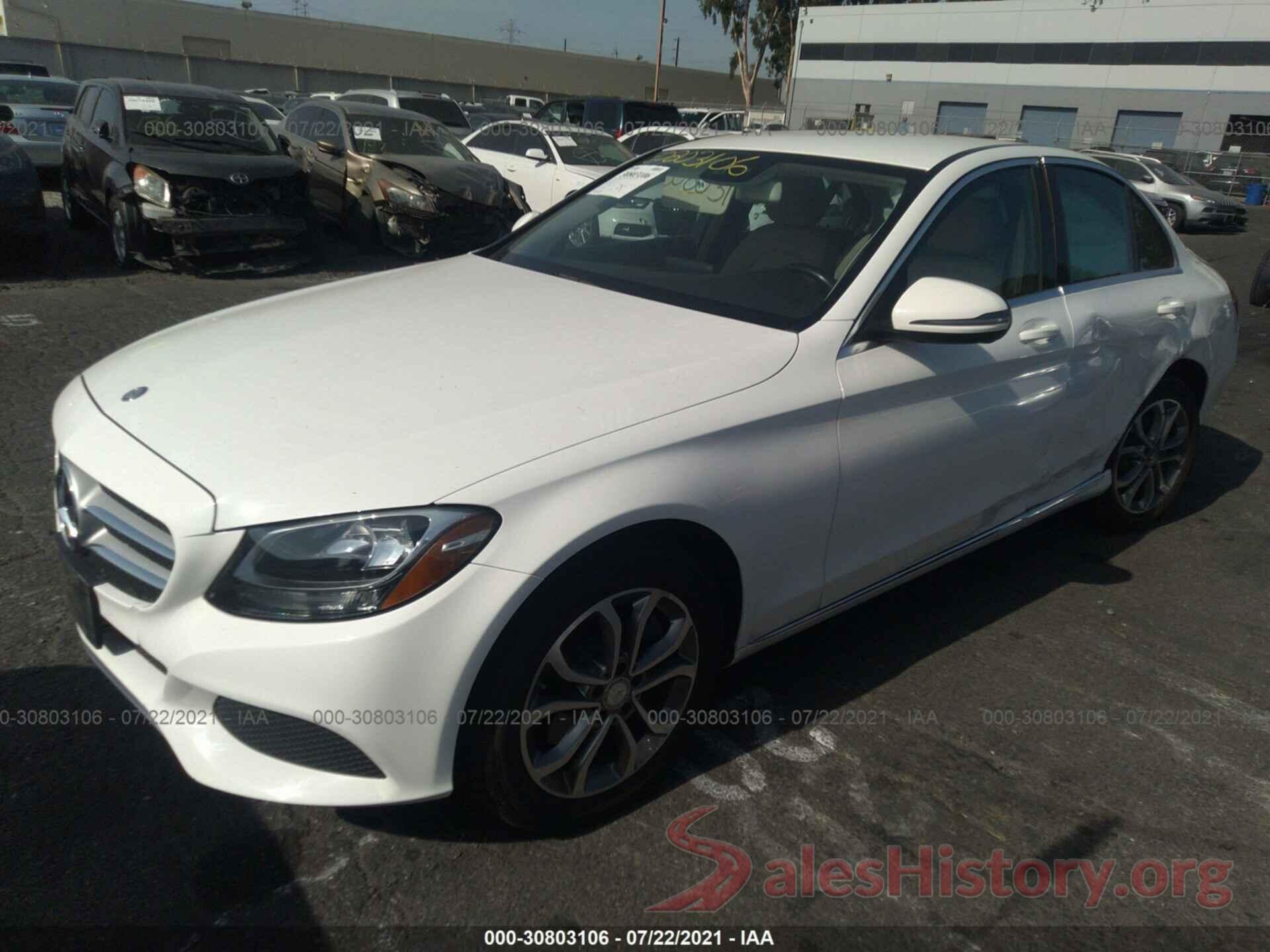 55SWF4KB7GU135615 2016 MERCEDES-BENZ C-CLASS