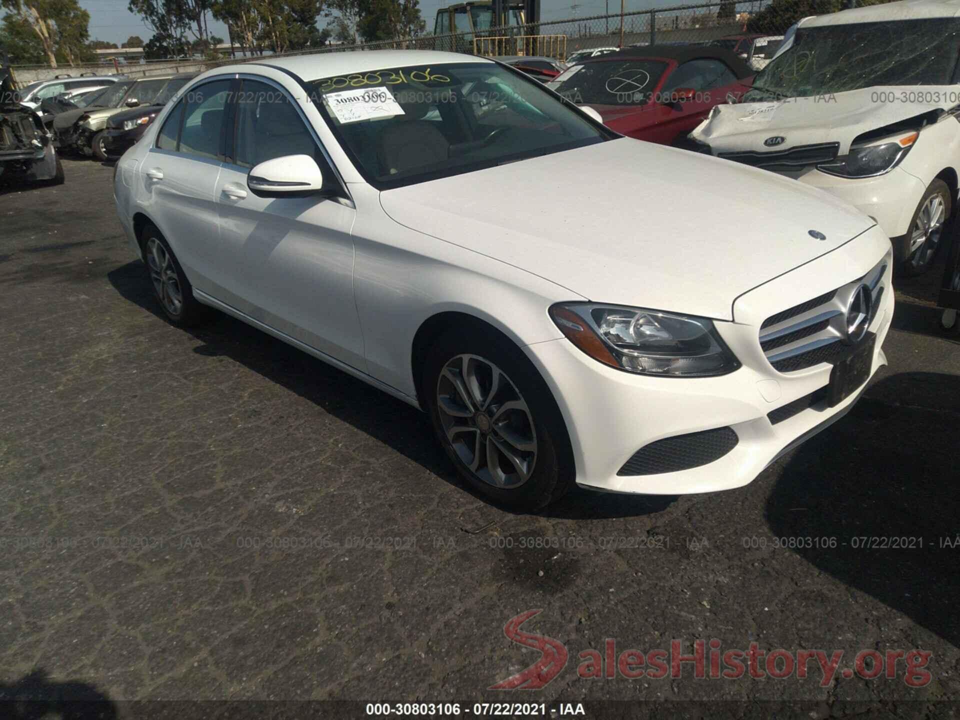 55SWF4KB7GU135615 2016 MERCEDES-BENZ C-CLASS