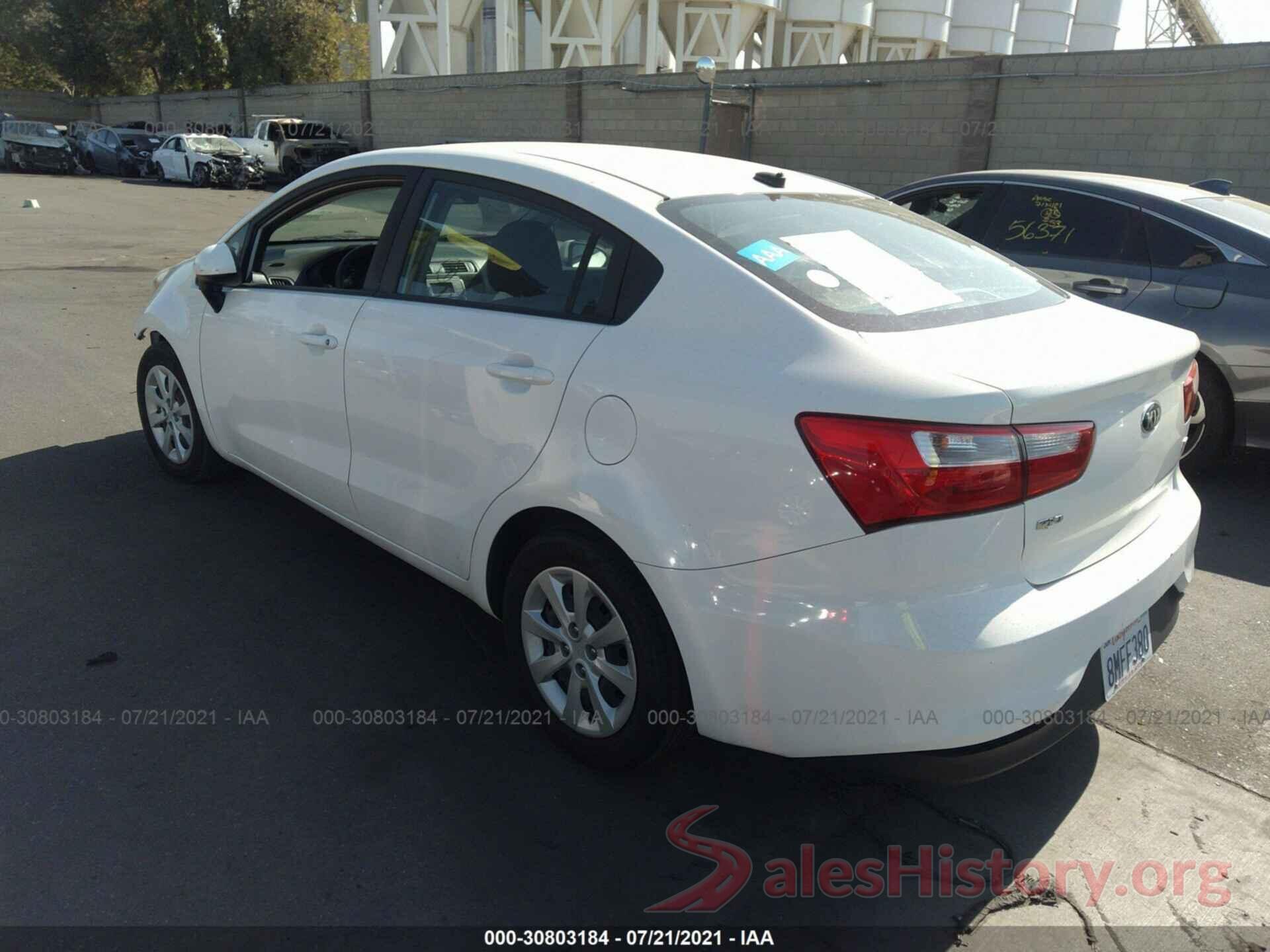 KNADM4A37H6020399 2017 KIA RIO