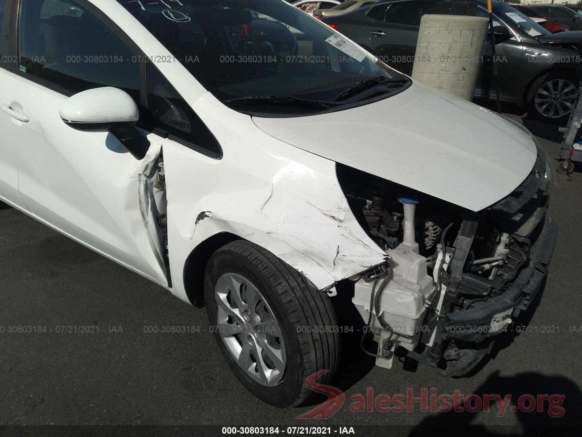 KNADM4A37H6020399 2017 KIA RIO