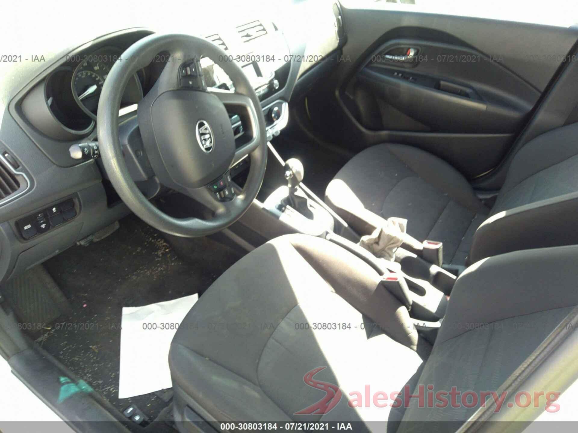 KNADM4A37H6020399 2017 KIA RIO