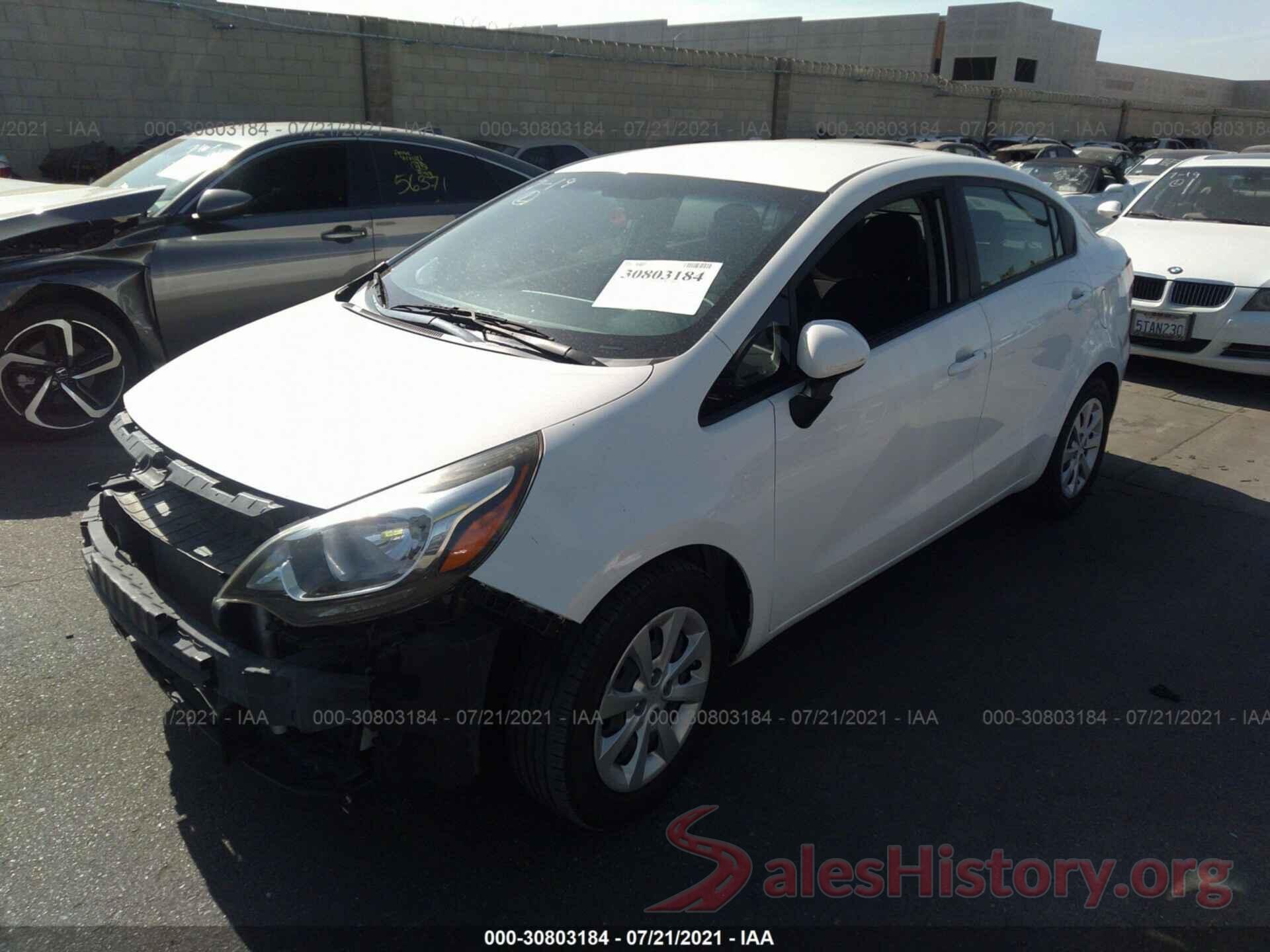 KNADM4A37H6020399 2017 KIA RIO