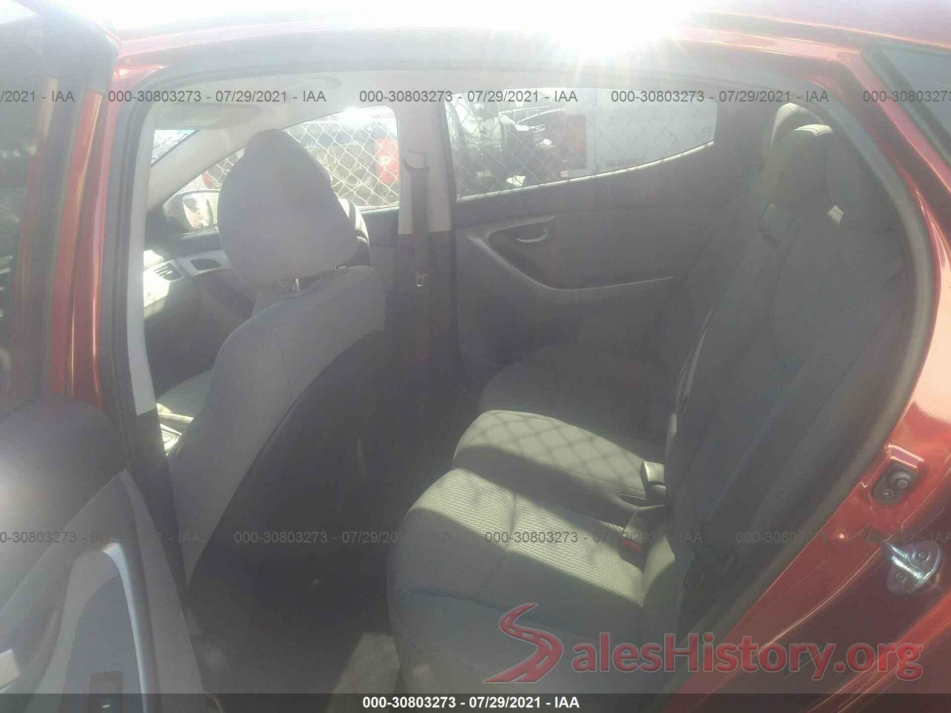 5NPDH4AE0GH669488 2016 HYUNDAI ELANTRA