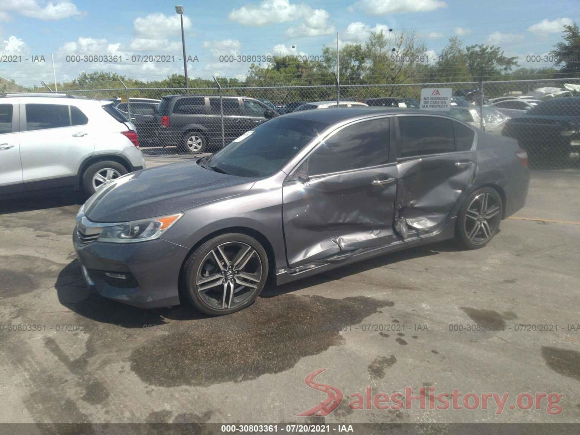 1HGCR2F55GA138530 2016 HONDA ACCORD SEDAN