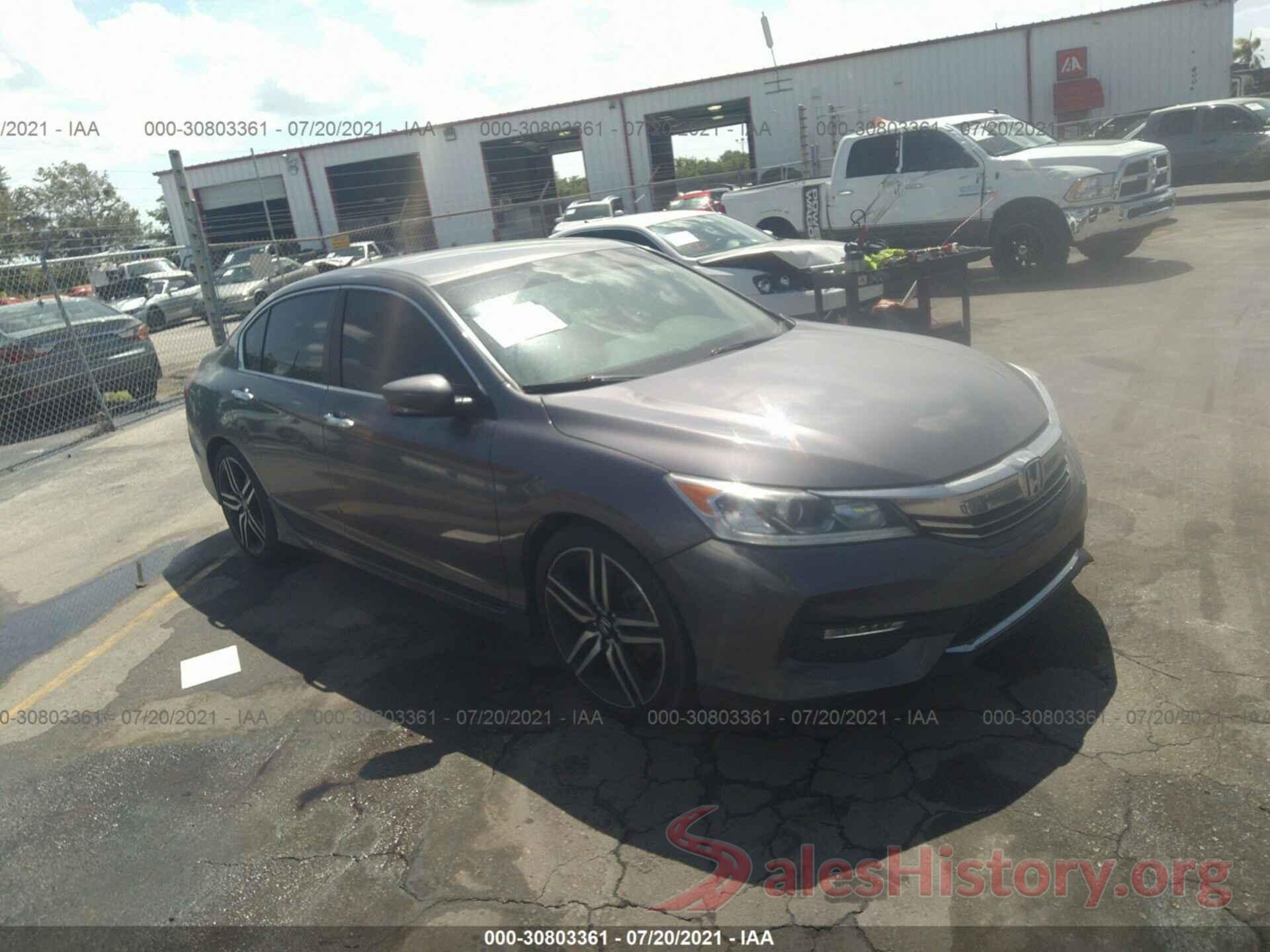 1HGCR2F55GA138530 2016 HONDA ACCORD SEDAN