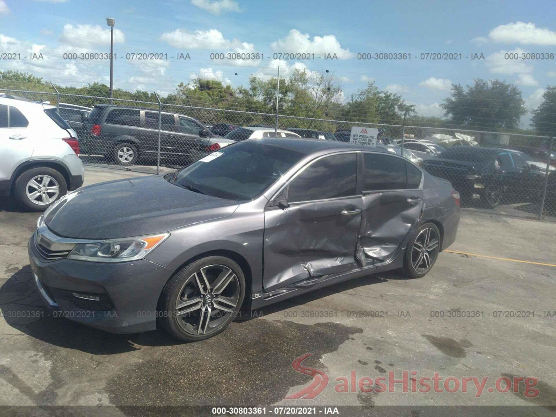 1HGCR2F55GA138530 2016 HONDA ACCORD SEDAN