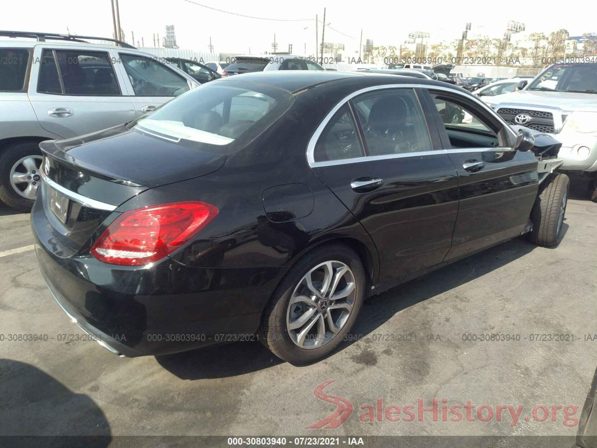 55SWF4JB0JU235855 2018 MERCEDES-BENZ C-CLASS