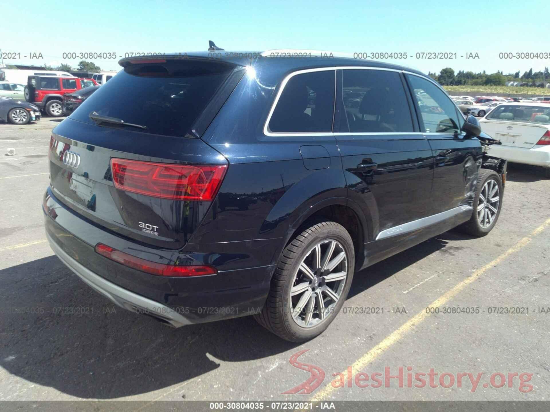 WA1LAAF77HD022614 2017 AUDI Q7