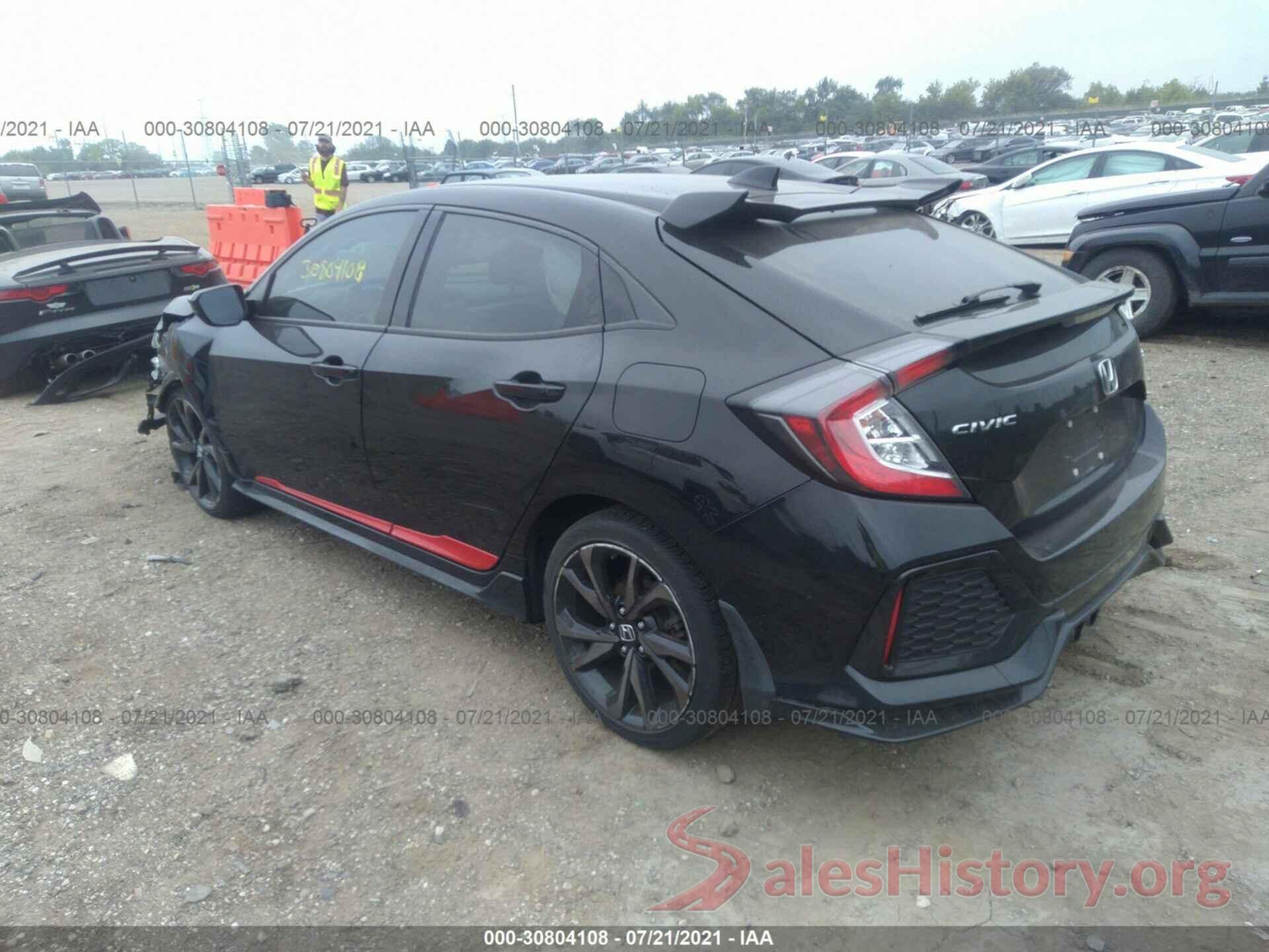 SHHFK7H43KU213158 2019 HONDA CIVIC HATCHBACK