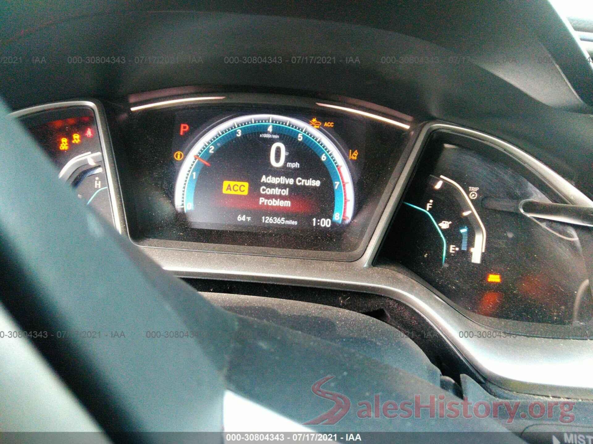 19XFC1F98GE205371 2016 HONDA CIVIC SEDAN