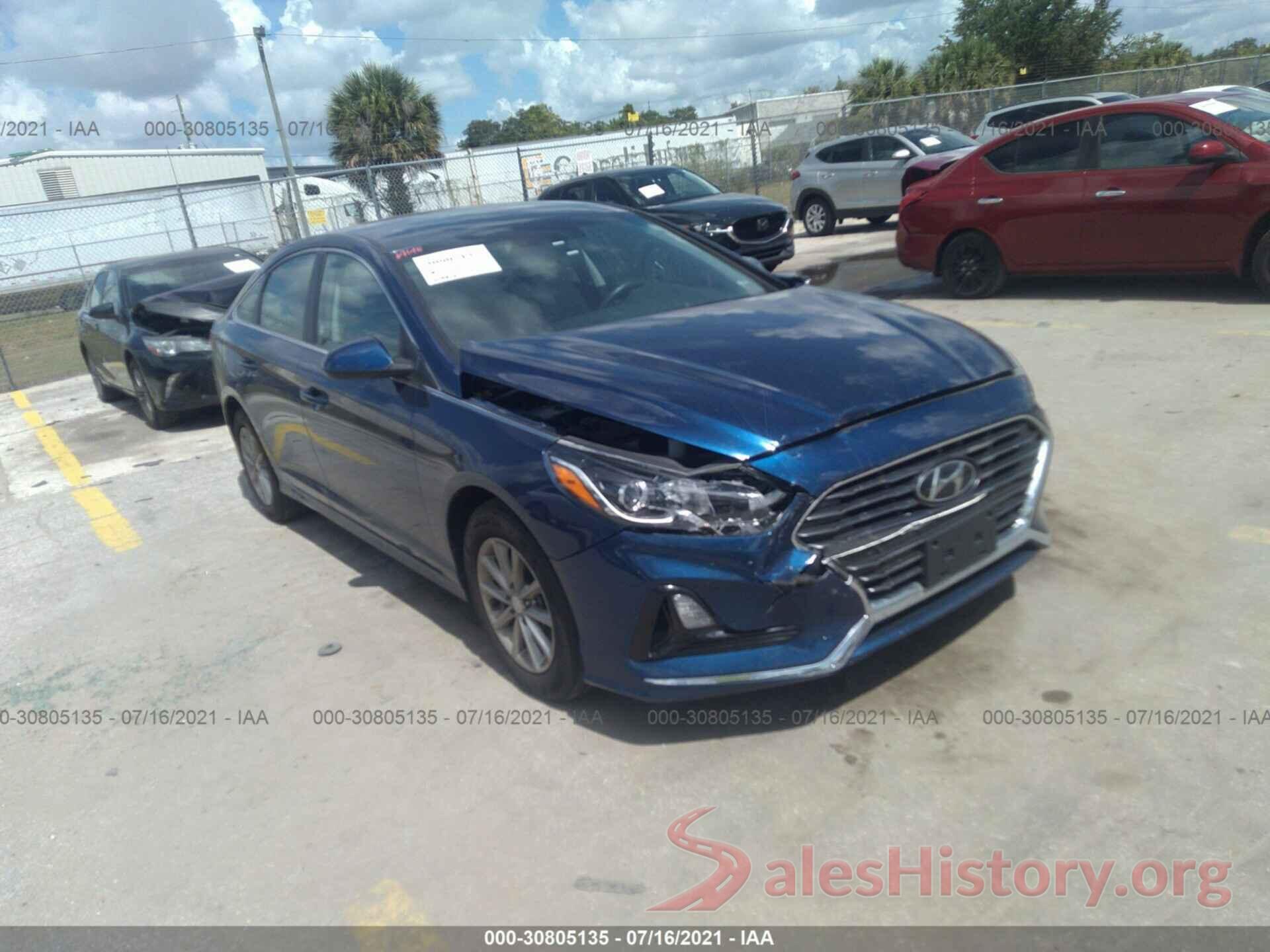 5NPE24AF1KH784351 2019 HYUNDAI SONATA