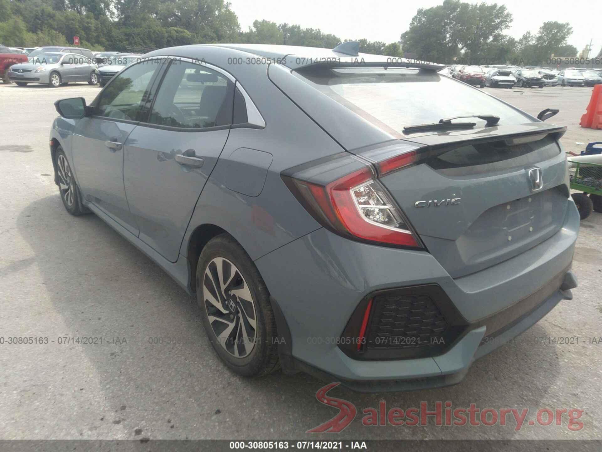 SHHFK7H25HU227876 2017 HONDA CIVIC HATCHBACK