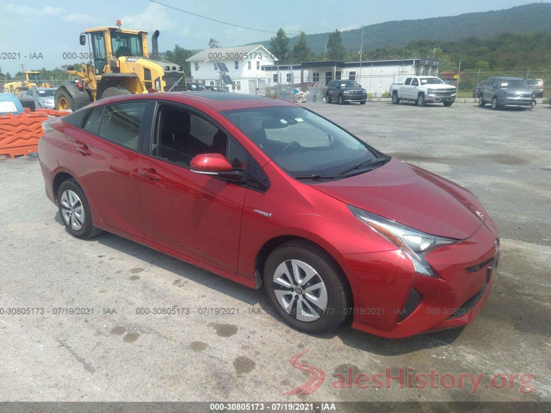 JTDKARFU6J3068288 2018 TOYOTA PRIUS